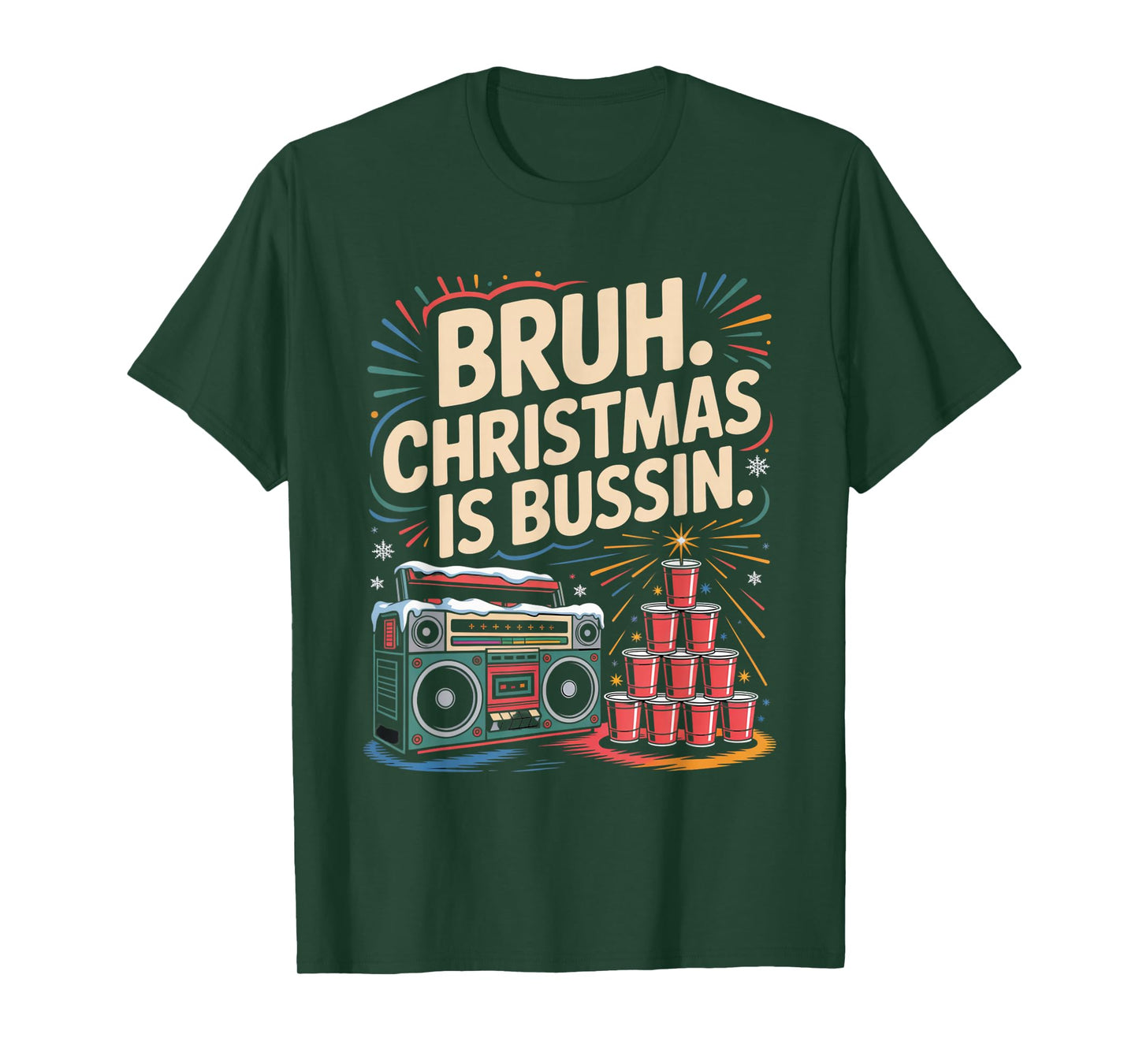 Funny Gen Alpha Gen Z Slang Funny Christmas Sweater T-Shirt