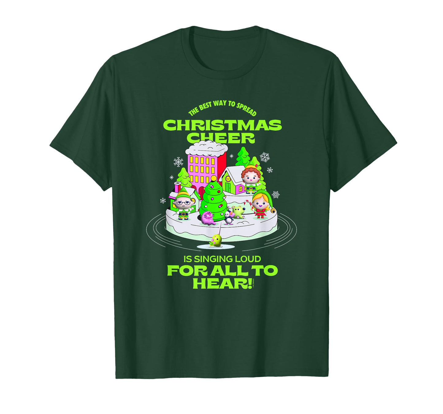 Elf Christmas The Best Way to Spread Christmas Cheer Poster T-Shirt
