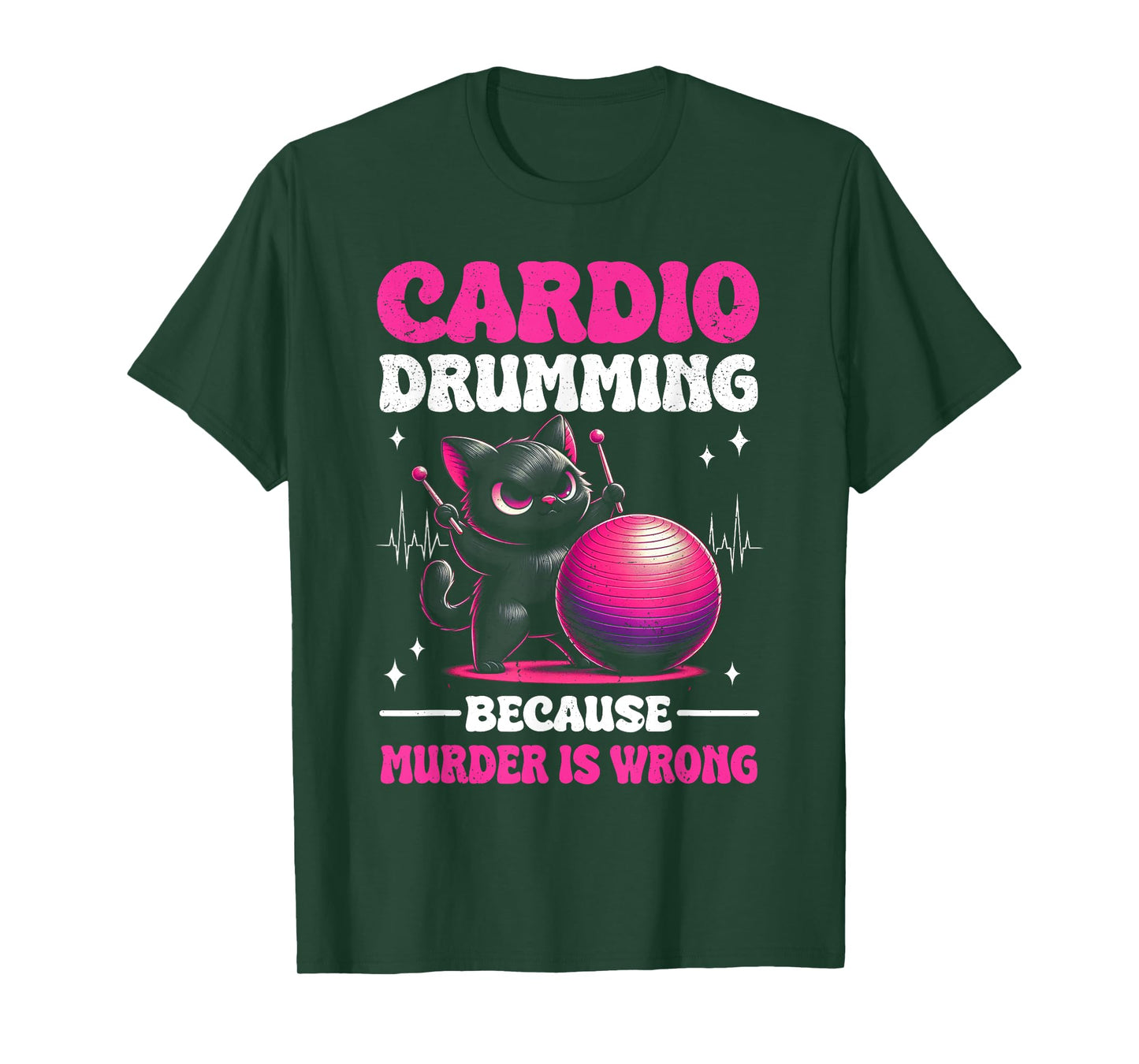 Drumming fitness Cardio drumming women T-Shirt