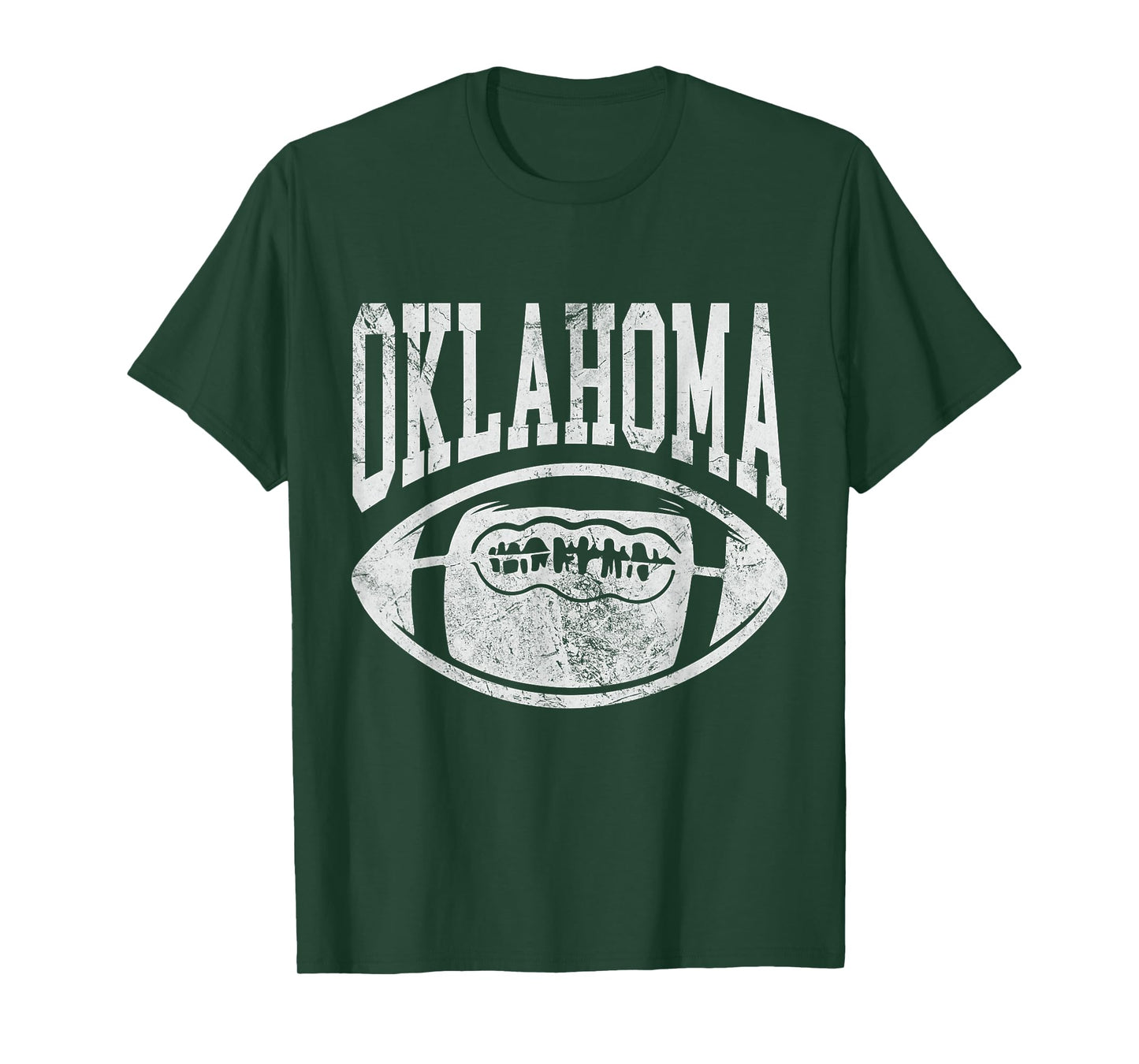 Oklahoma Football OK Football Fan Distressed T-Shirt