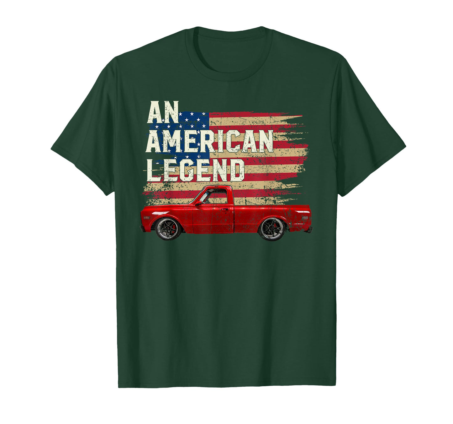 69 1969 1970 70 c10 truck American Flag Legend T-Shirt