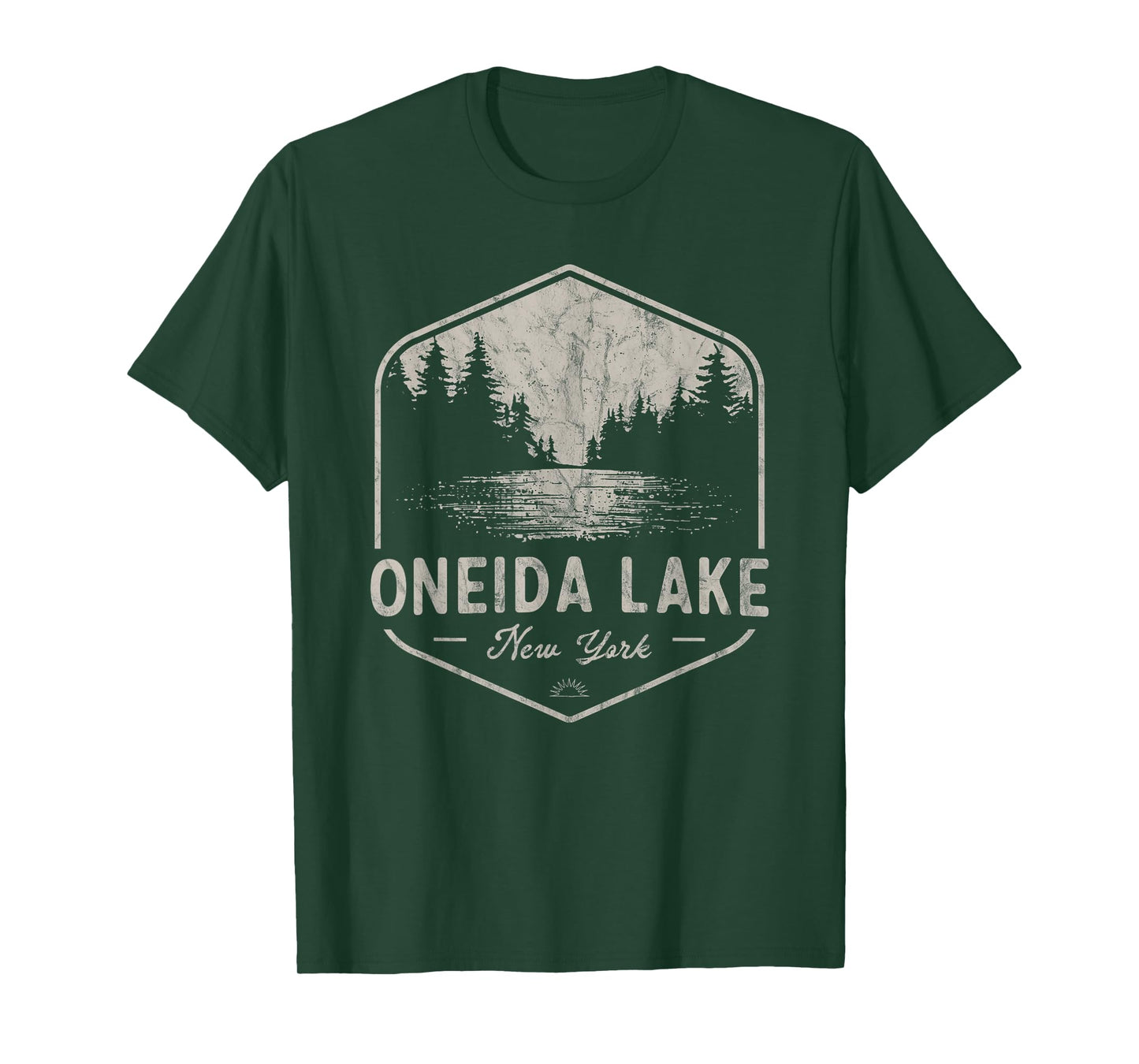 Oneida Lake New York Outdoors Vintage T-Shirt