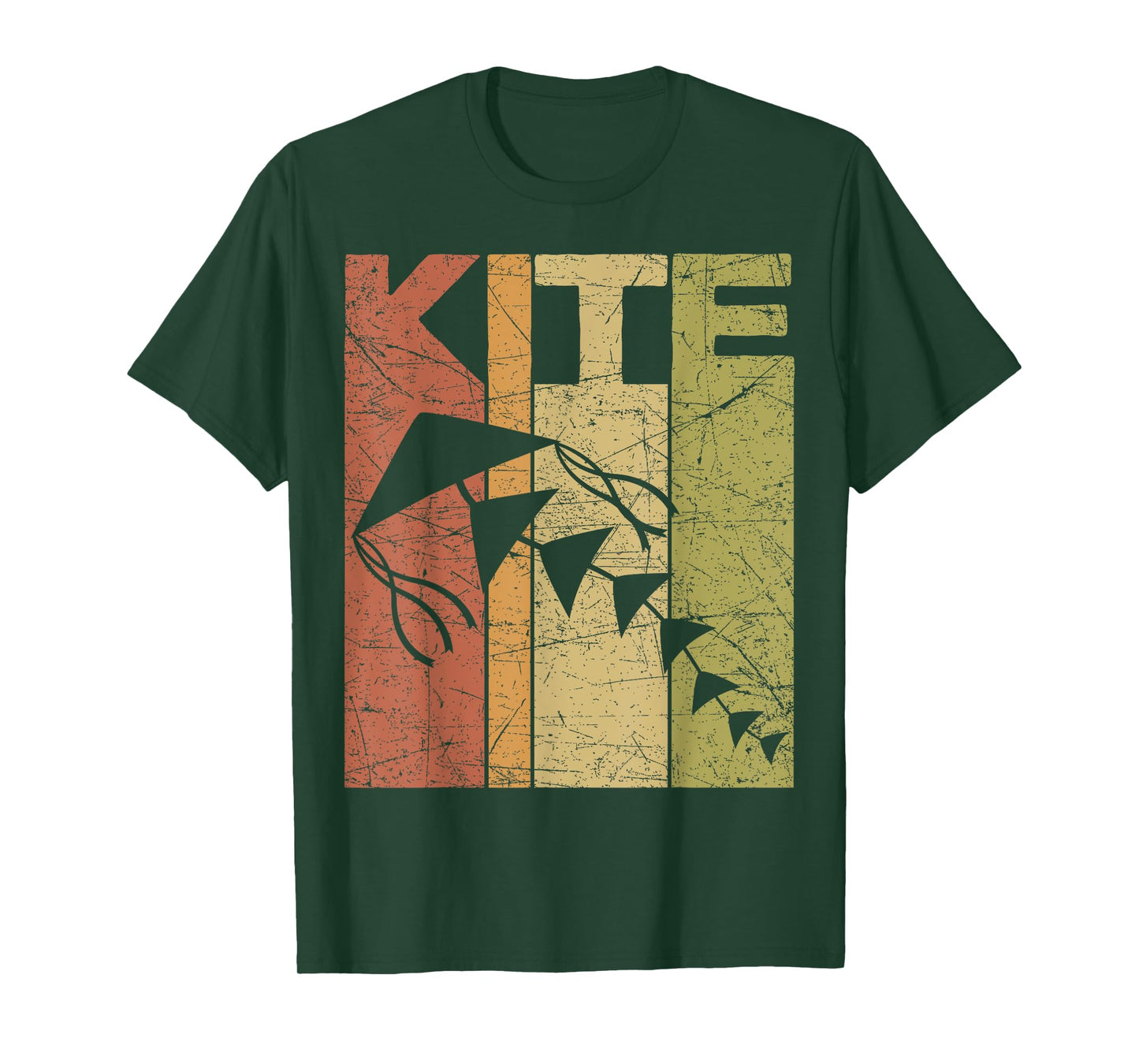 Kite Flying Vintage Wind Kite Retro Flying Kite T-Shirt