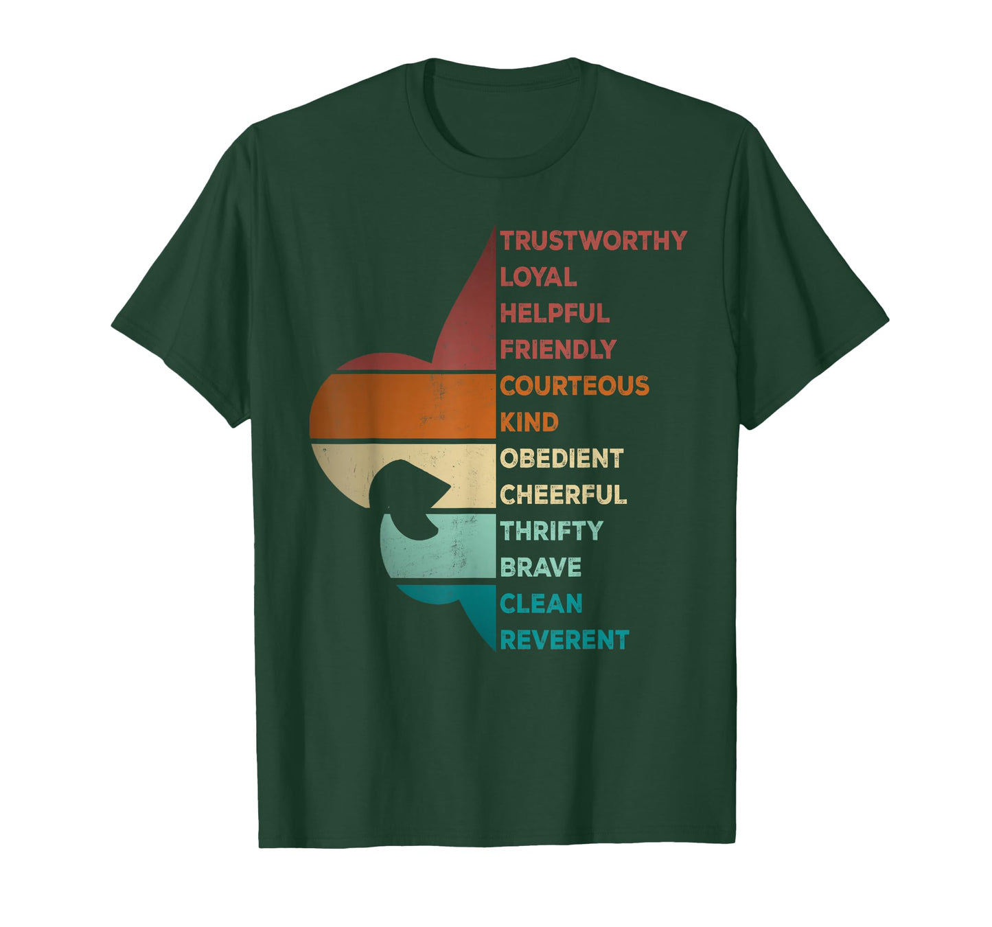 Cool Retro Vintage Style Scouting Law T-Shirt