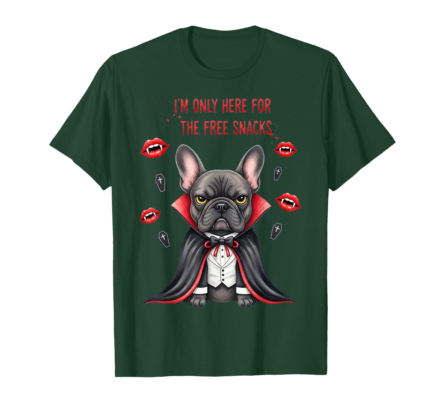 Dog Vampire Halloween Costume Funny Halloween 2025 T-Shirt