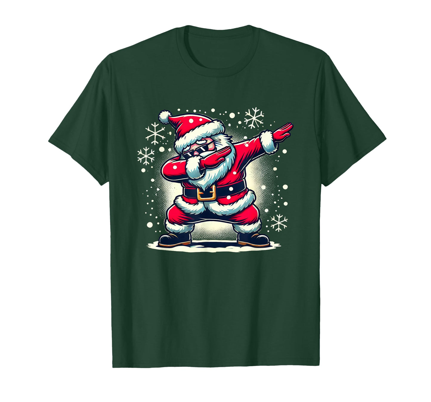 Dabbing Santa Claus Funny Christmas Boys Kids Girls Xmas Dab T-Shirt