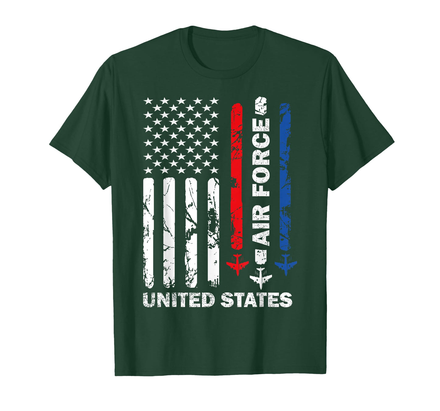 United States Air Force American Vintage USA Flag Patriotic T-Shirt