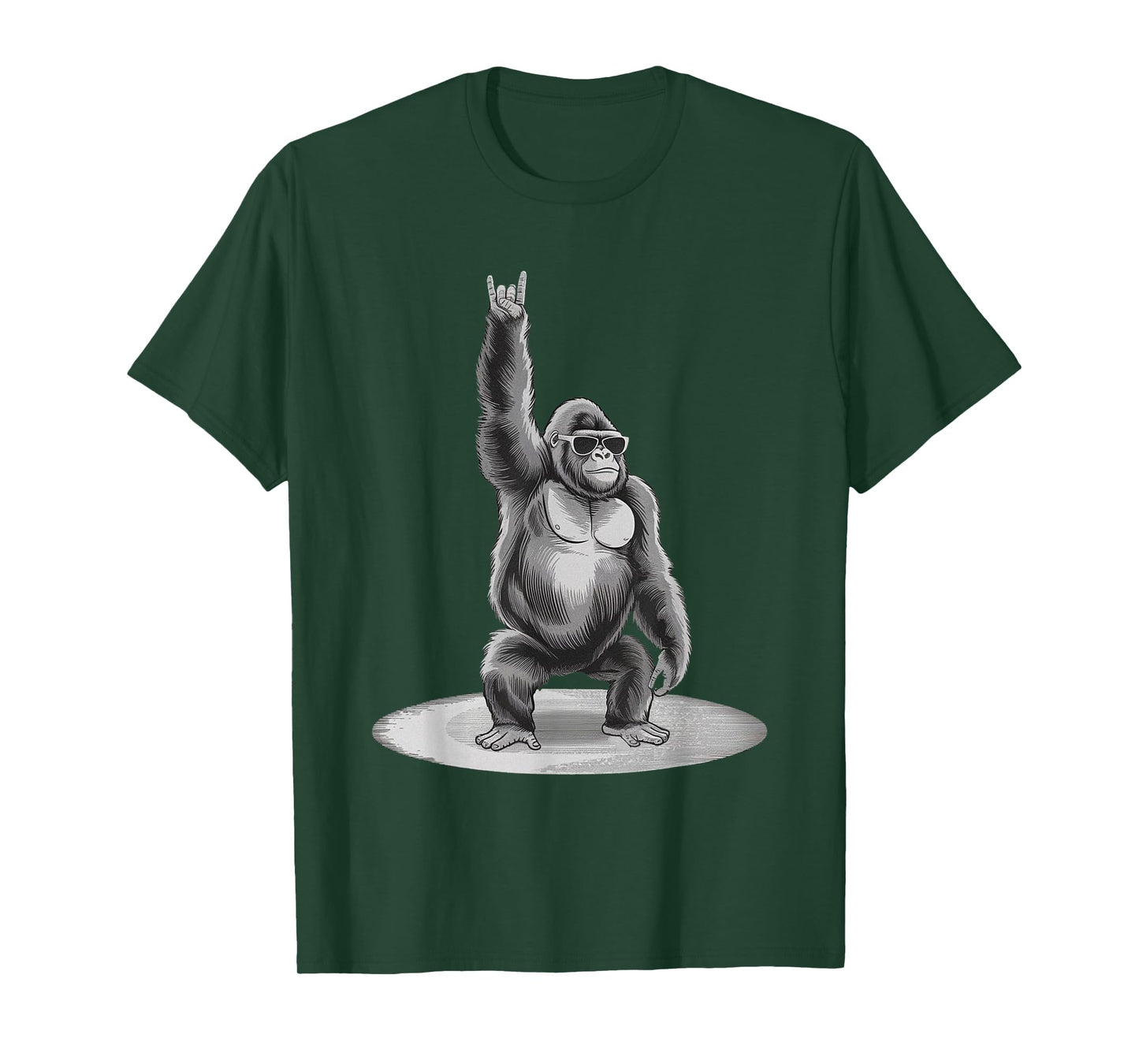 Gorilla Rock Music Boys Kids Men Gorilla Vintage Animal T-Shirt