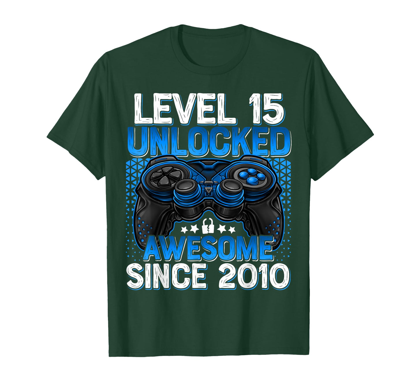 Level 15 Unlocked 15 Year Old Gifts Boys 15th Birthday Boy T-Shirt