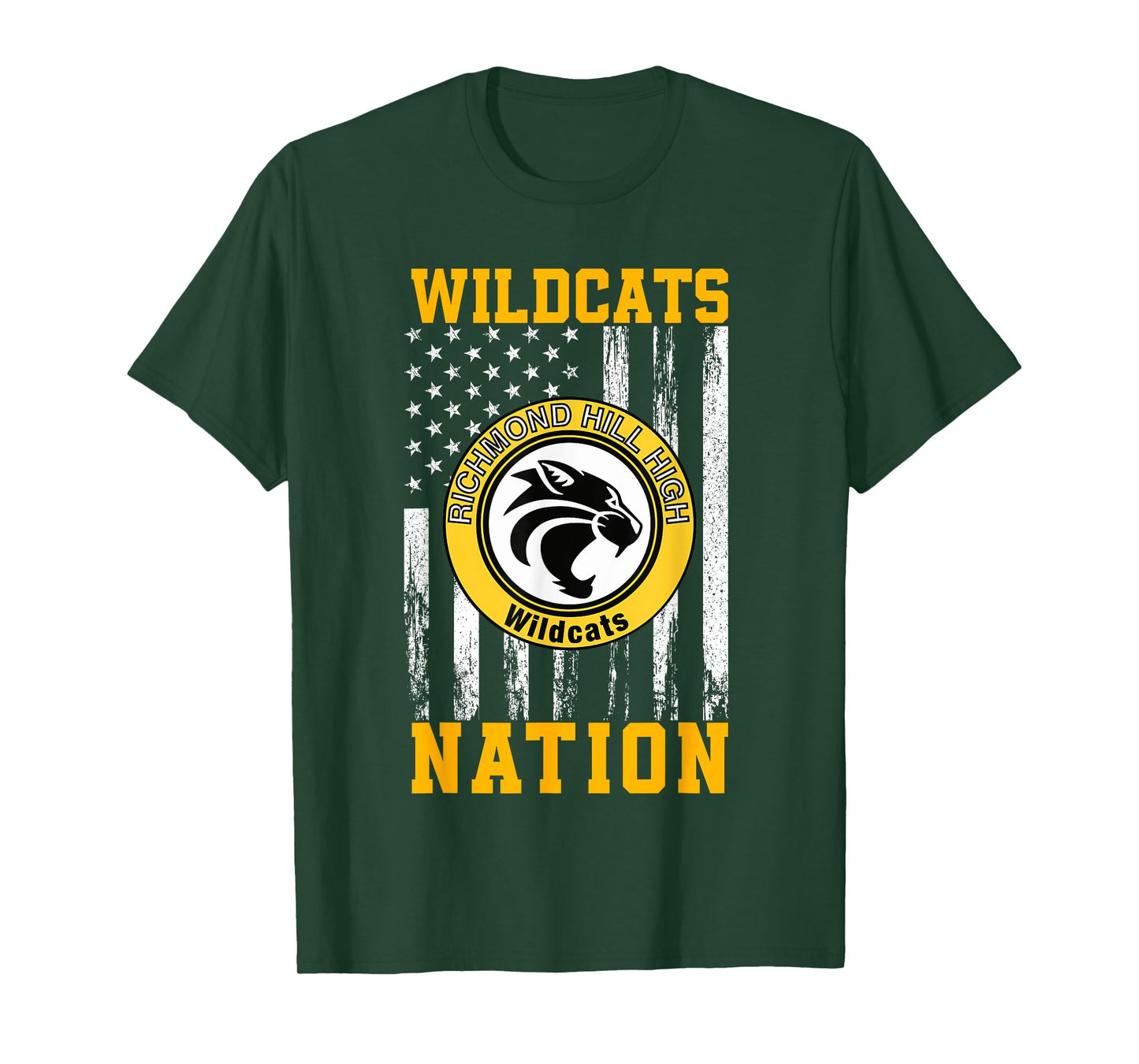 Richmond Hill Wildcats Logo Nation HS T-Shirt