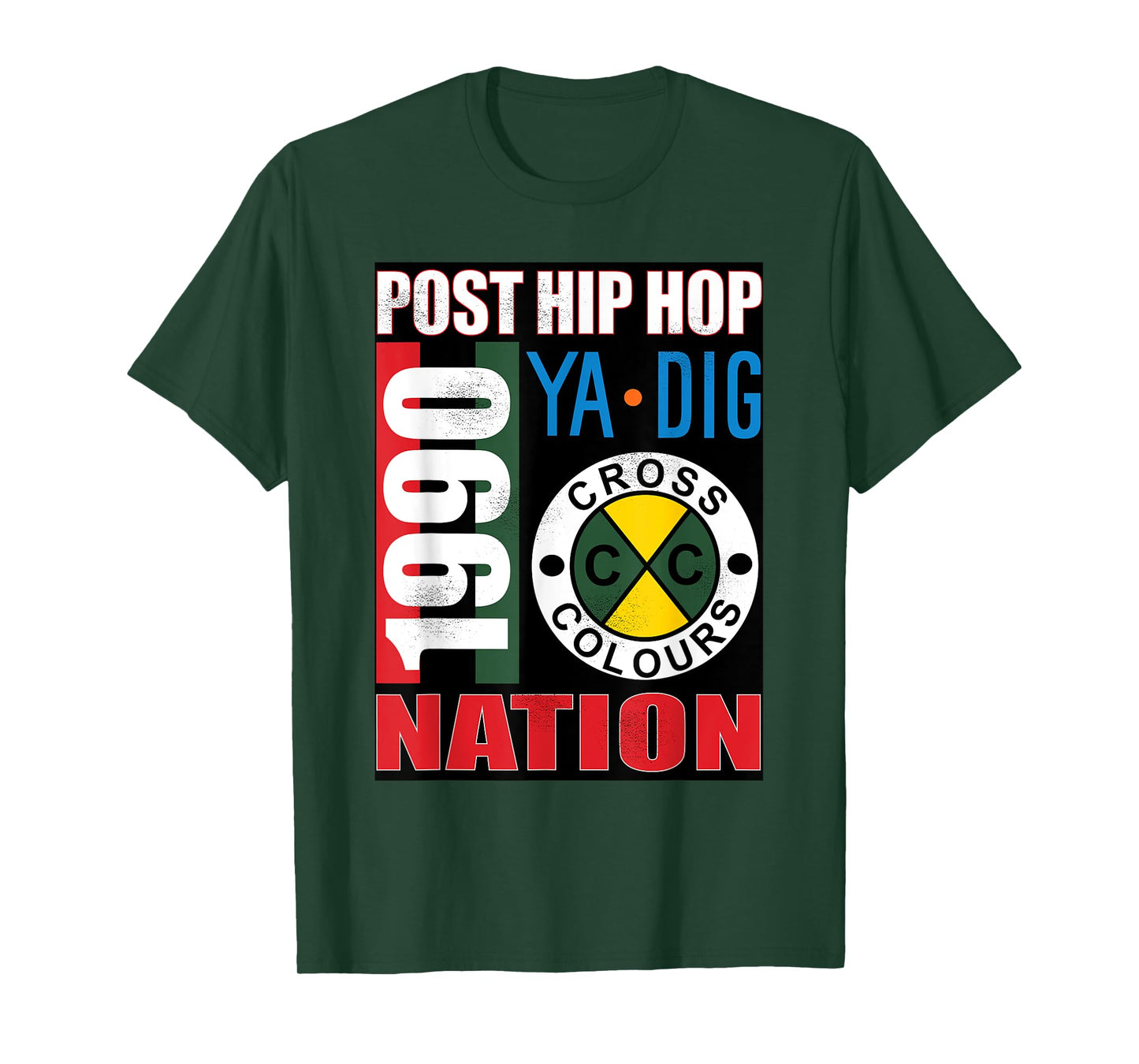 Post Hip Hop Nation | Retro Graphic 1990's Urban Vintage T-Shirt