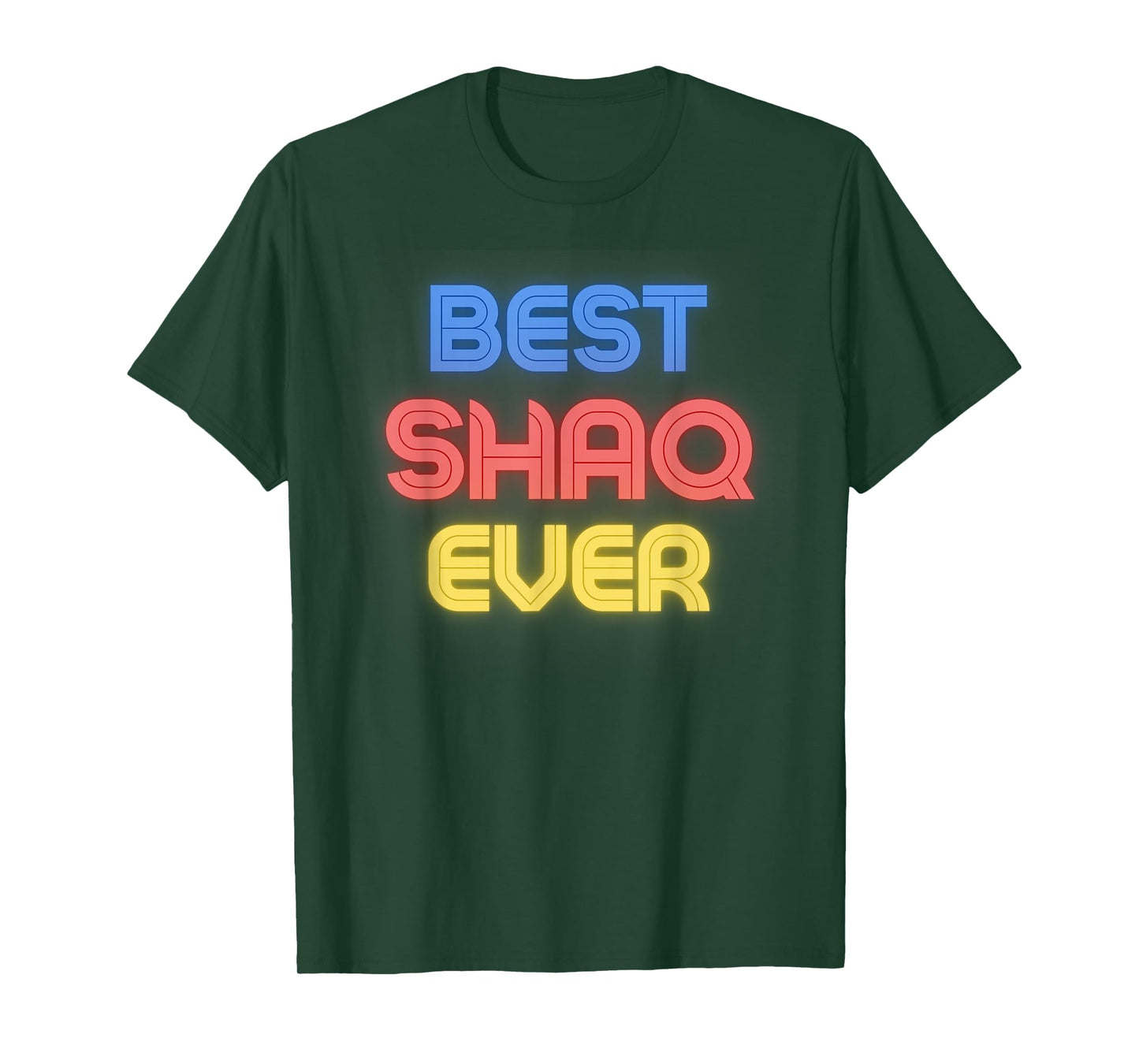Best Shaq Ever - Funny Shaq Name Shaq T-Shirt, Small, Black