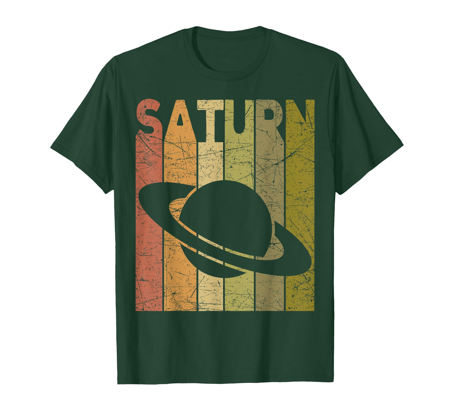 Saturn Vintage Saturn Planet Retro Space Nerd T-Shirt
