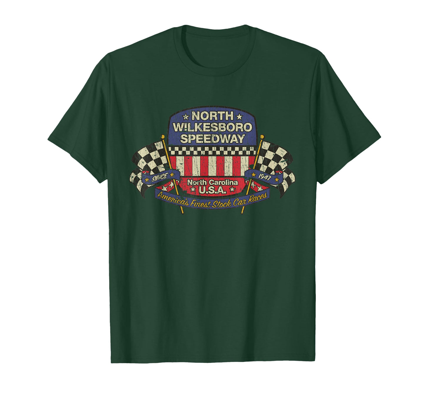 Vintage Wilkesboro Car Racing Speedway 1947 North Carolina T-Shirt