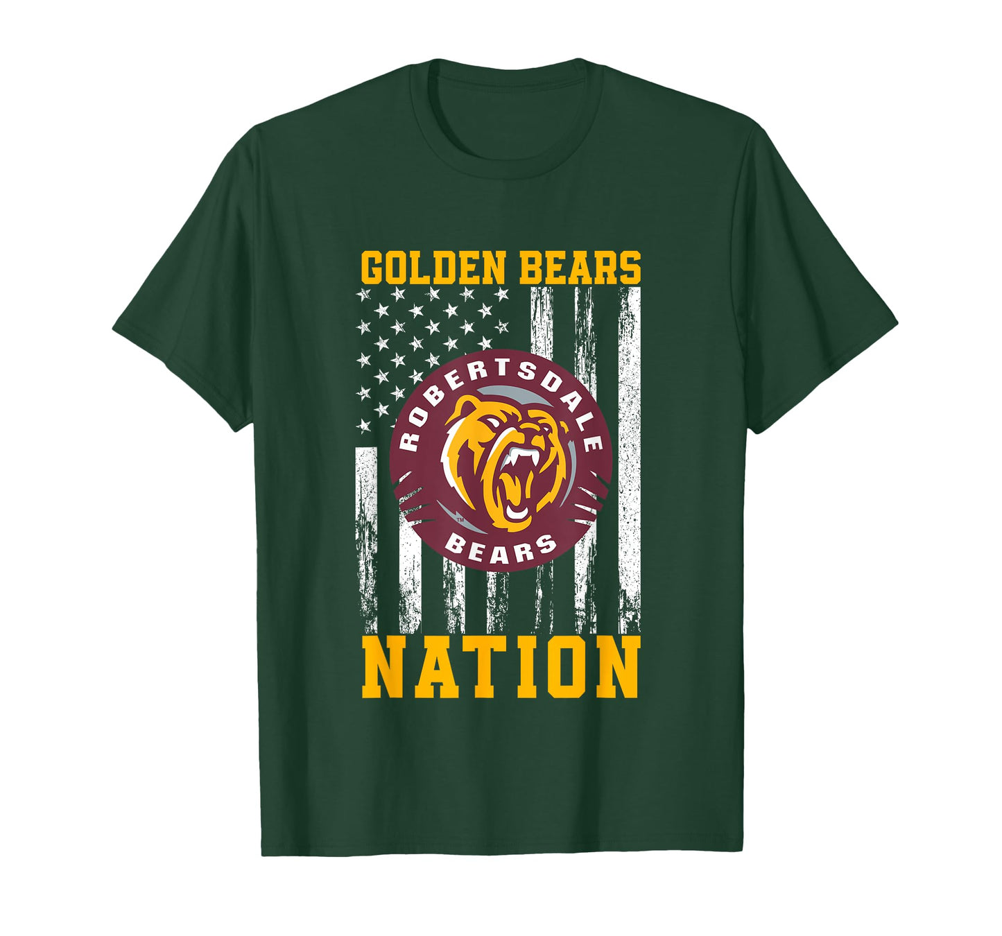 Robertsdale Golden Bears Logo Nation HS T-Shirt