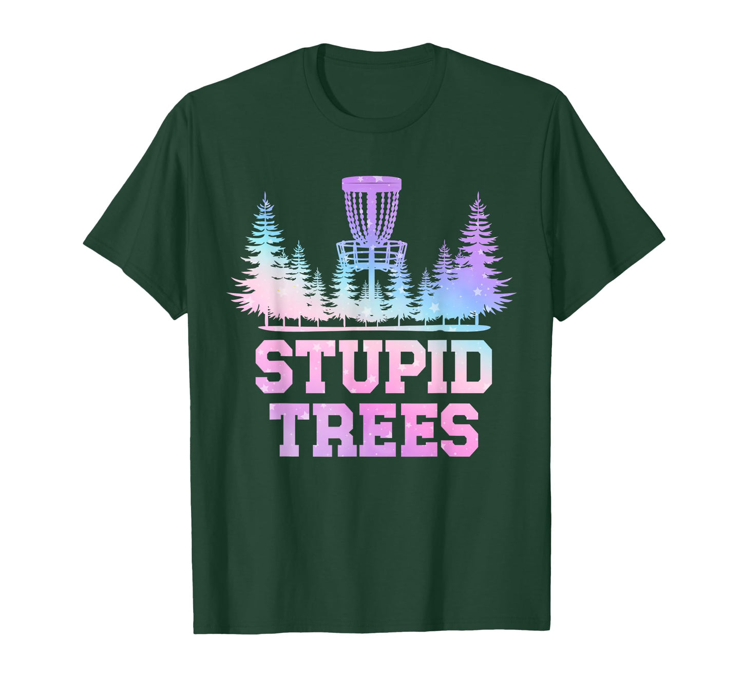 Stupid Trees Disc Golf Vintage Funny Disc Golf T-Shirt