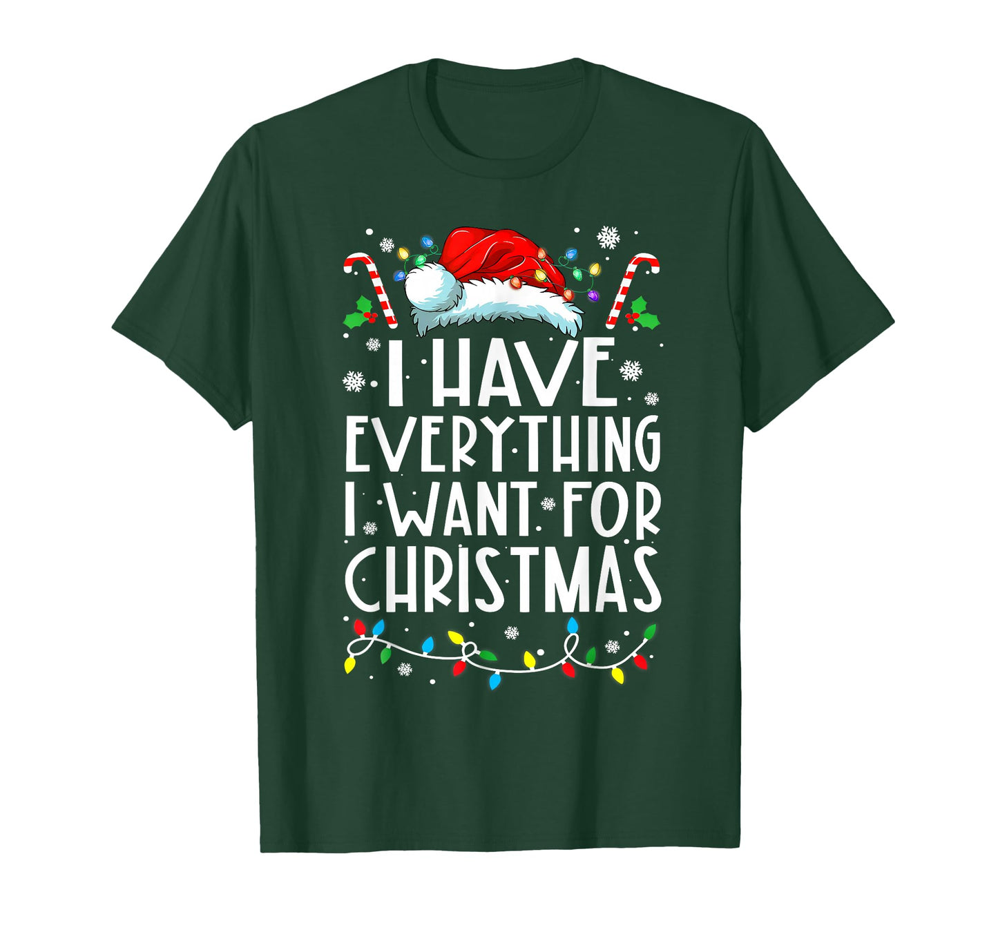 I Have Everything I Want for Christmas Its Me I'm Everything T-Shirt