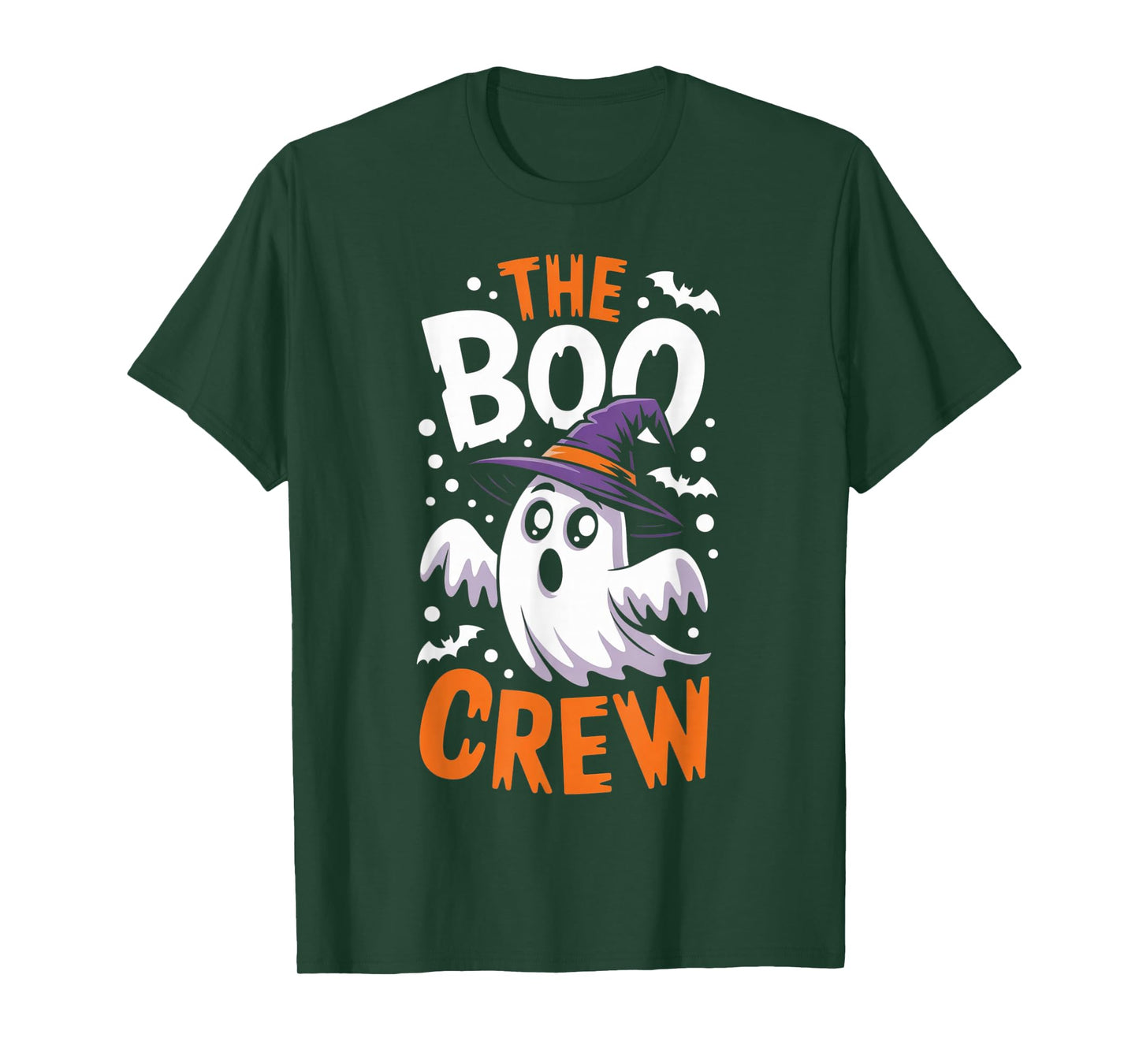 Halloween Ghost The Boo Crew Costume Matching Women Gifts T-Shirt