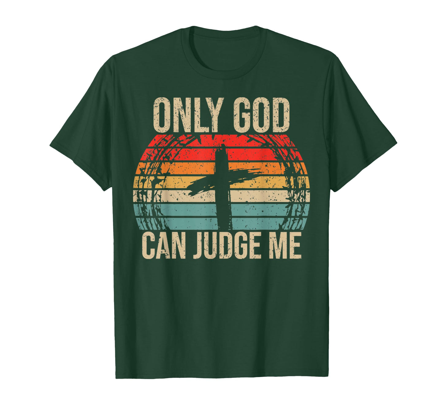 Vintage Only God Can Judge Me, Christian, Jesus Christ, T-Shirt