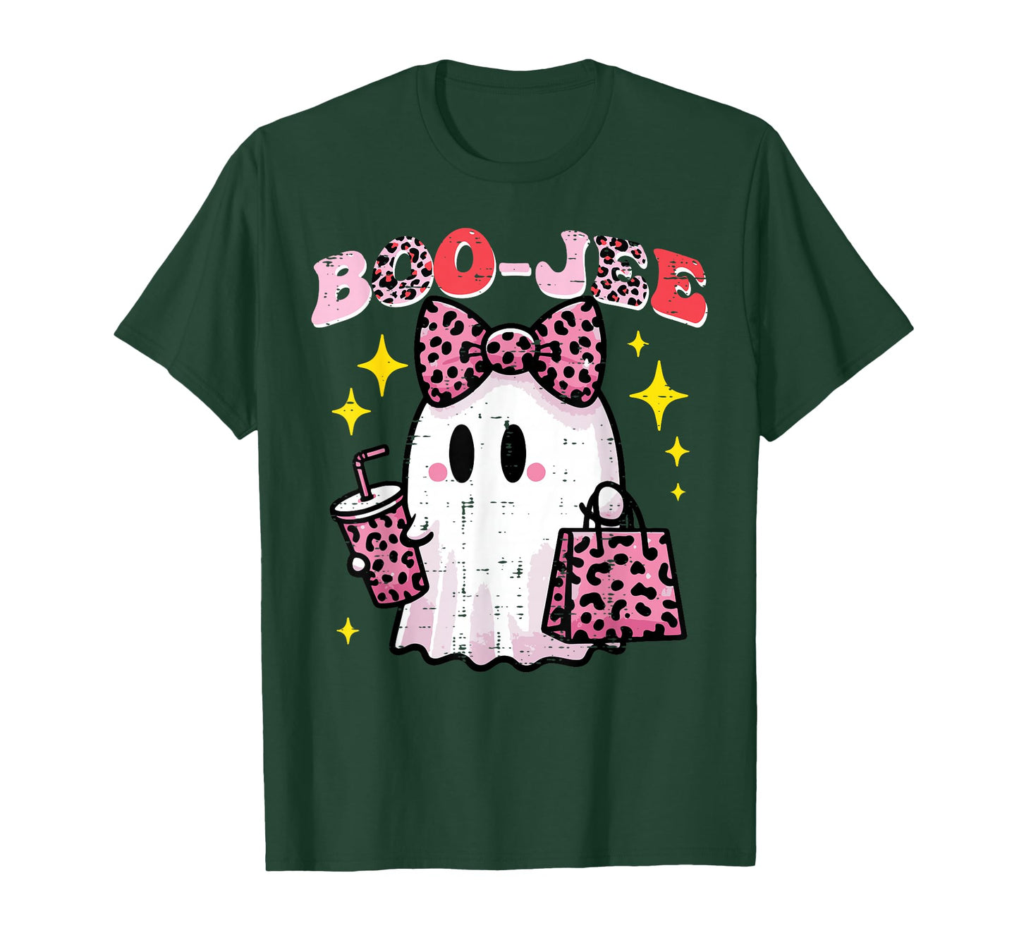 Halloween Ghost Boo JEE Boujee Bougie Costume Women Girl Kid T-Shirt
