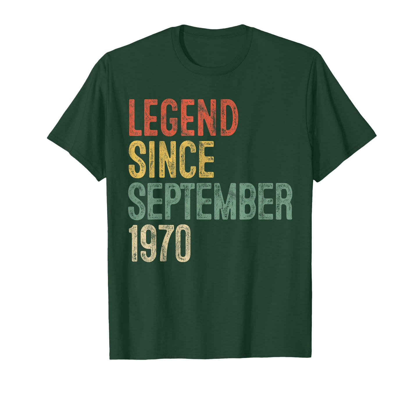 Legend 1970 55th Birthday Gifts for Men Women 55 Year Old T-Shirt