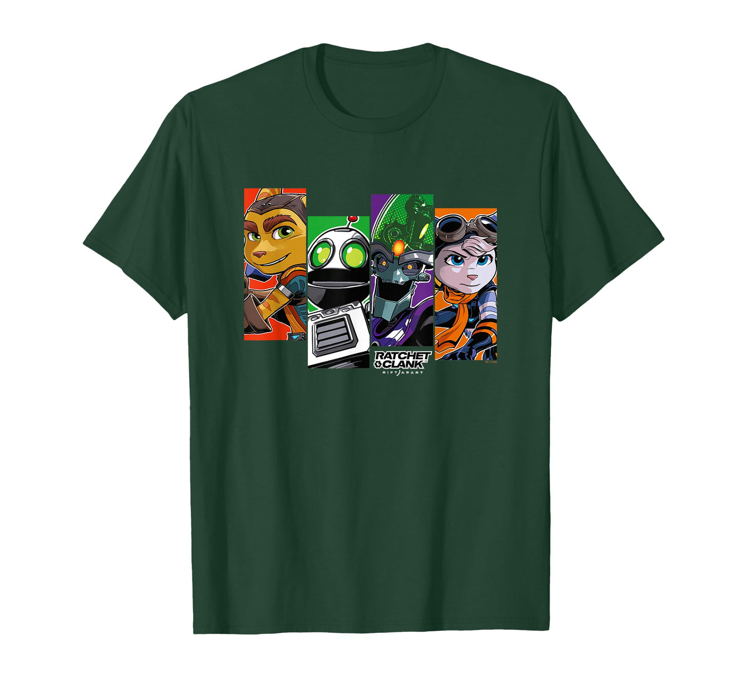 Ratchet & Clank Rift Apart Character Grid T-Shirt