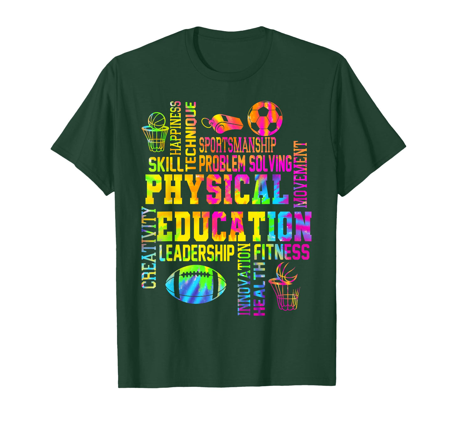 PE Teacher Team Physical Education Teacher Back To School T-Shirt for Men Women