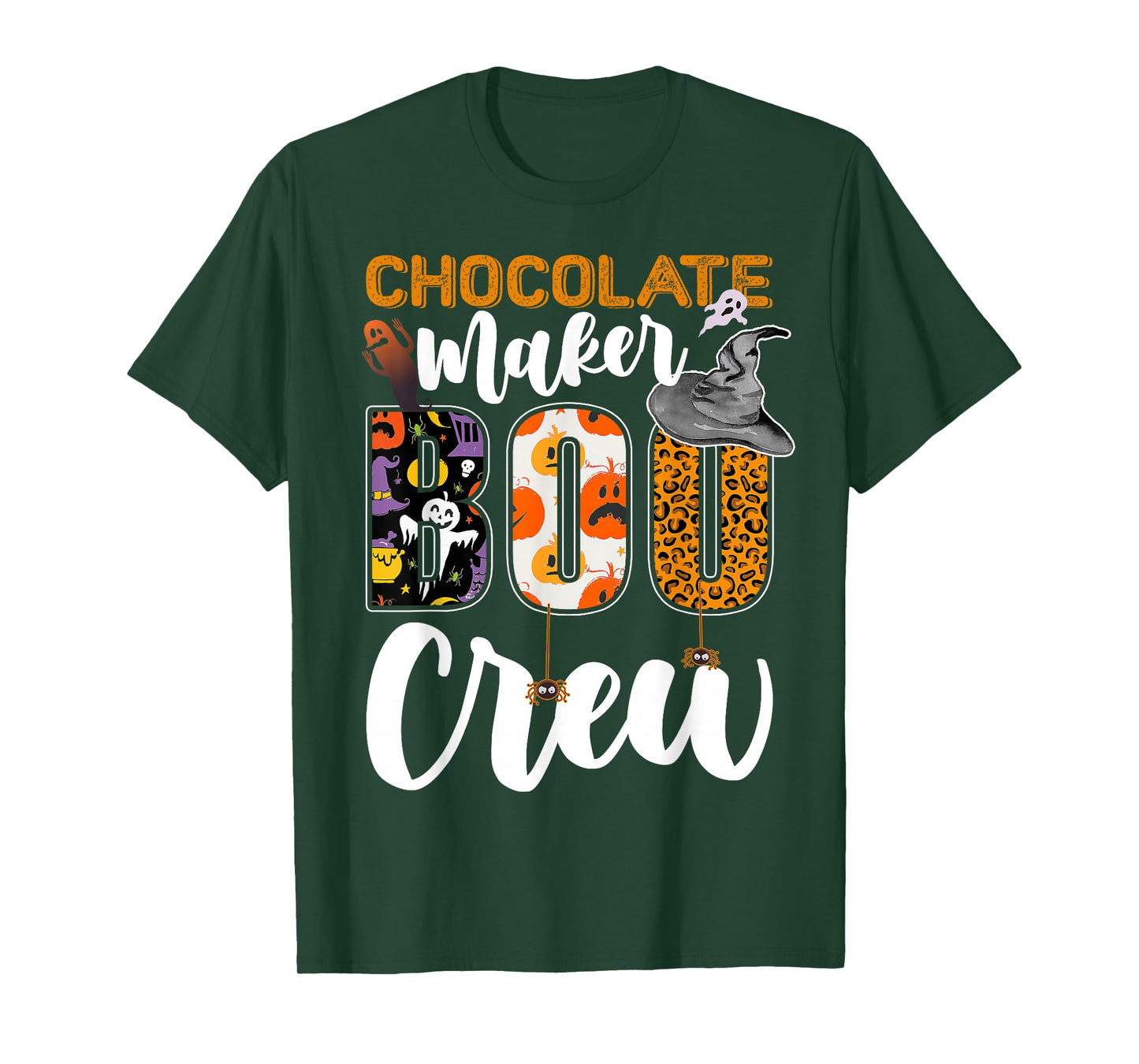 Chocolate Maker Boo Crew Halloween Match Chocolatier T-Shirt