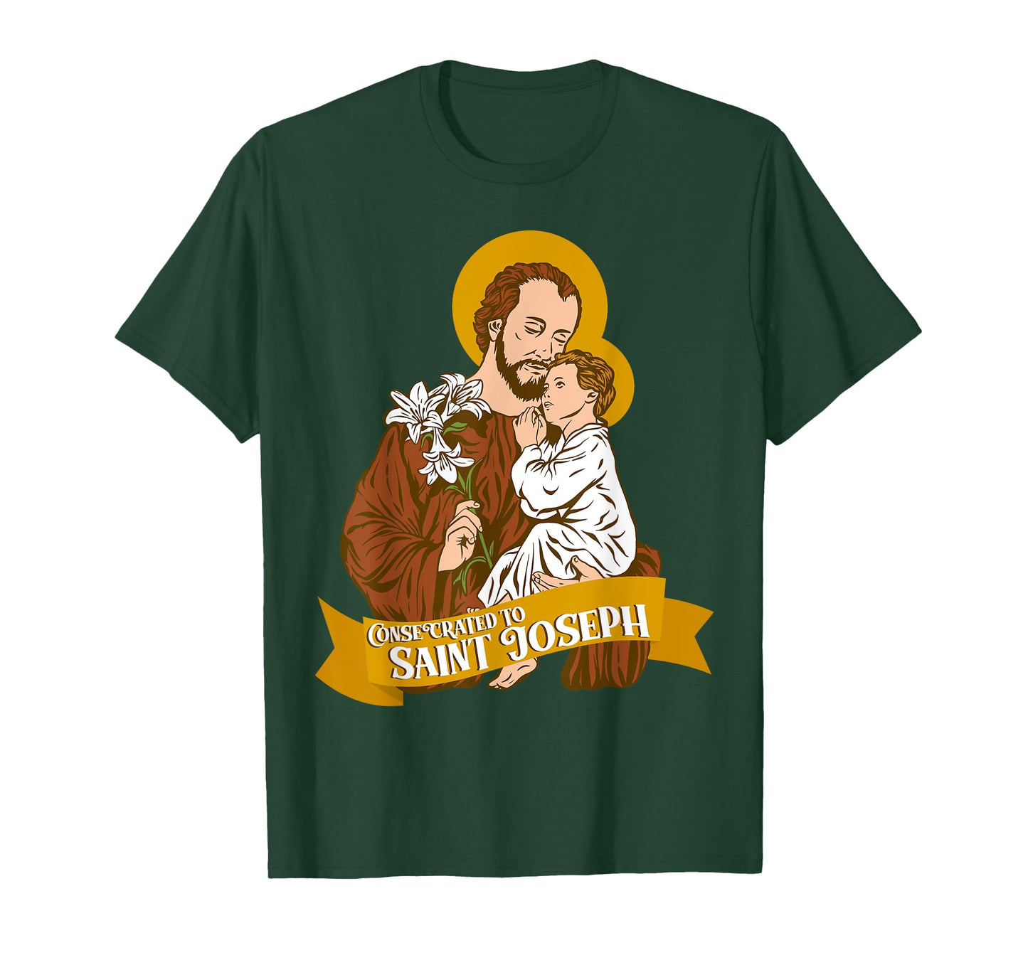 Consecration to St Joseph and Child Jesus Catholic Saint T-Shirt