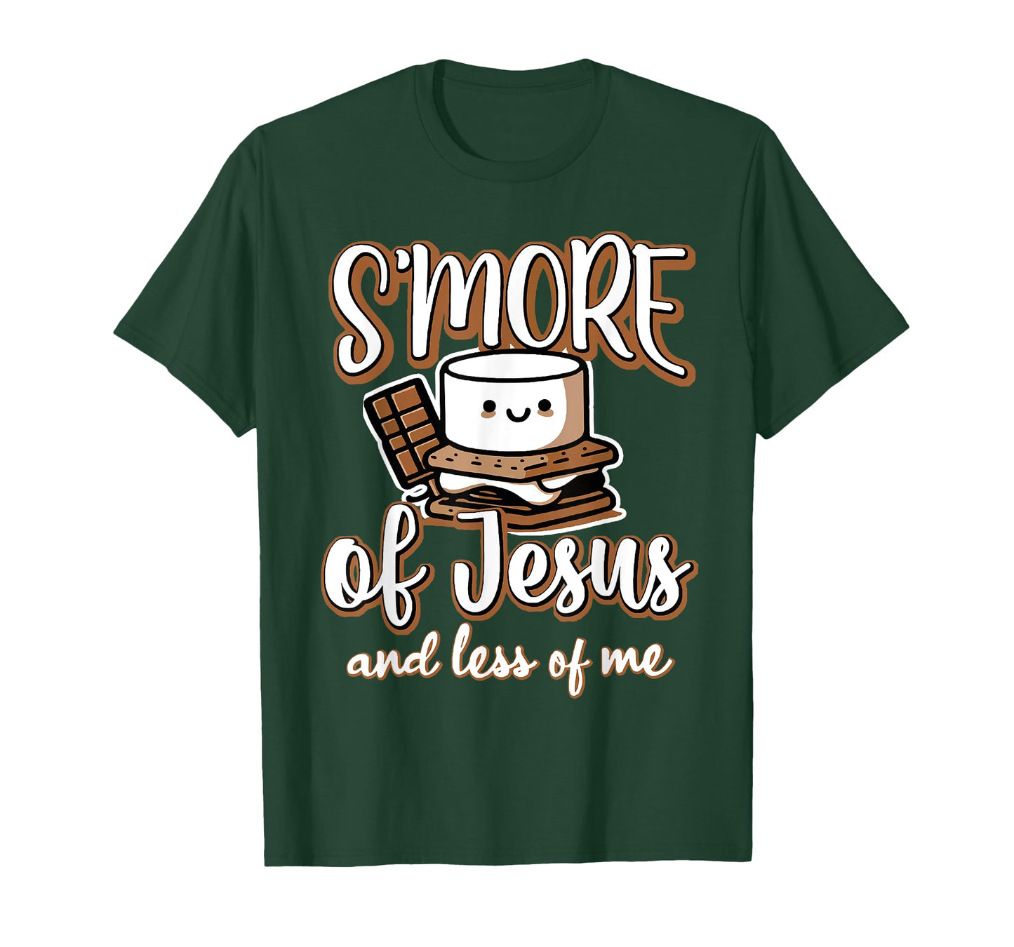 Smore Of Jesus Less Of Me Christian Camper Camping Crew Kids T-Shirt