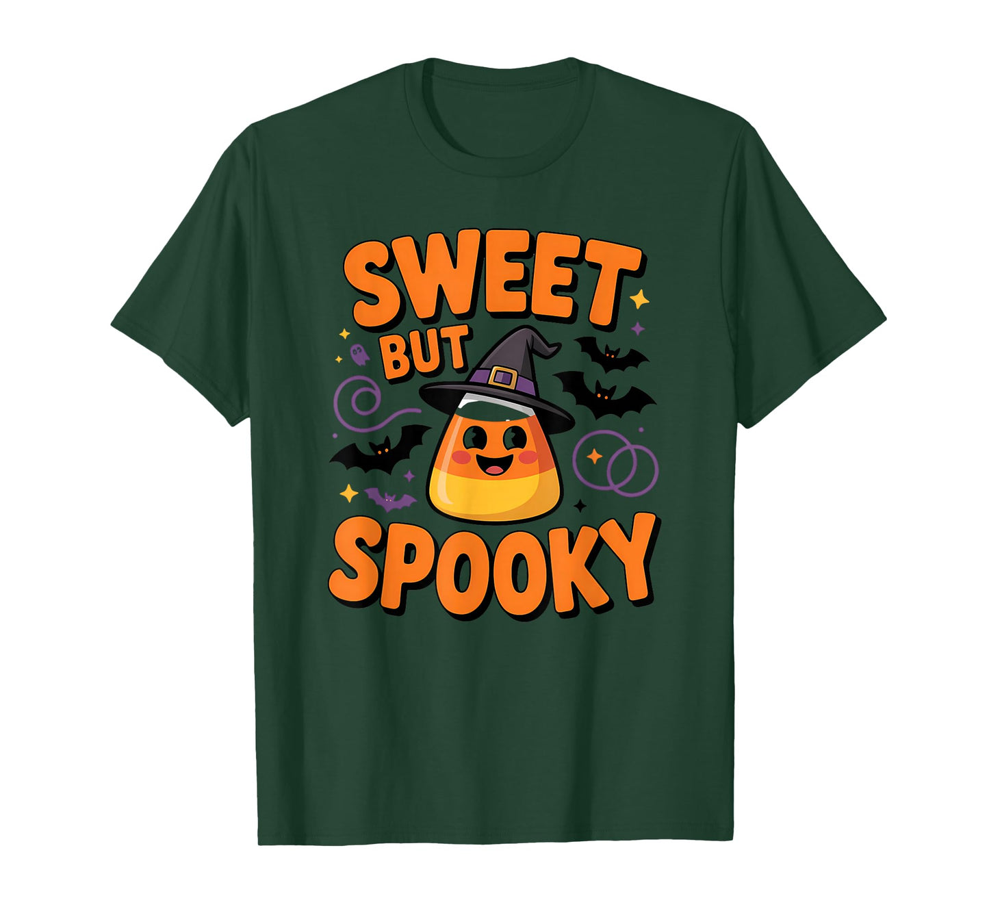 Sweet But Spooky Candy Corn Halloween T-Shirt