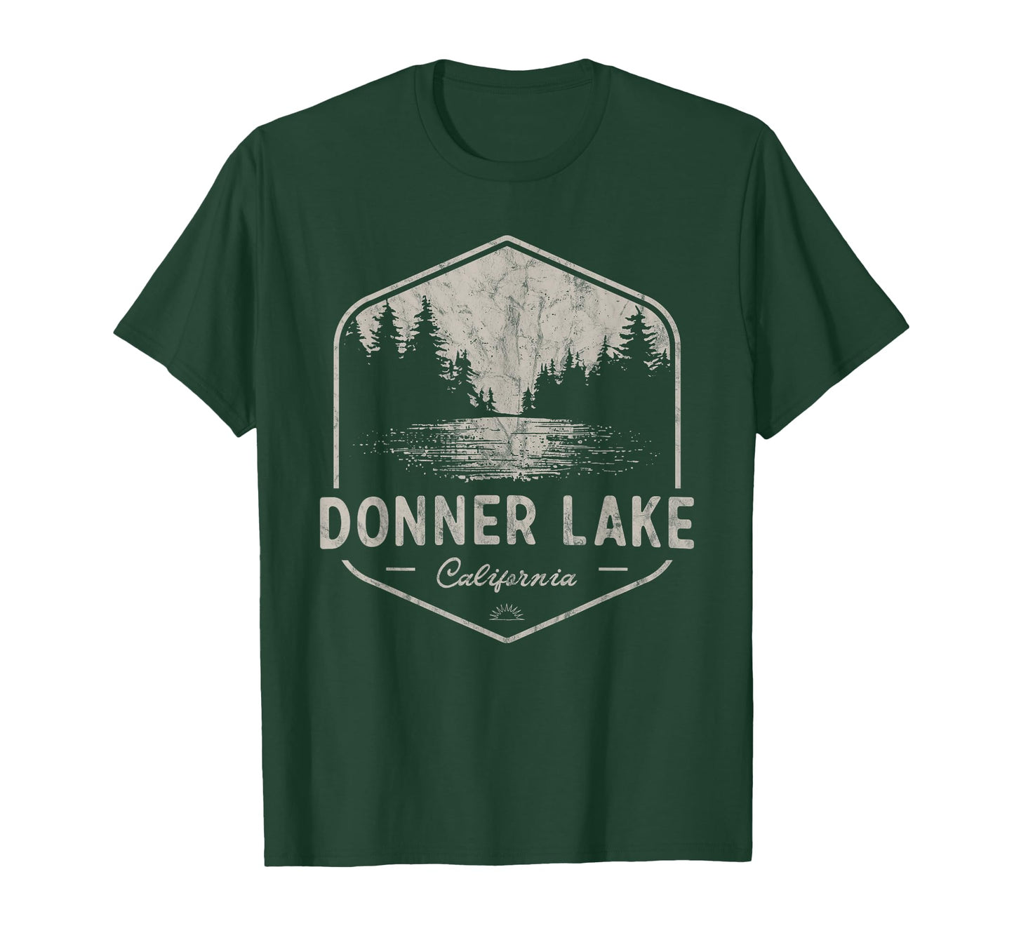Donner Lake California Outdoors Vintage T-Shirt