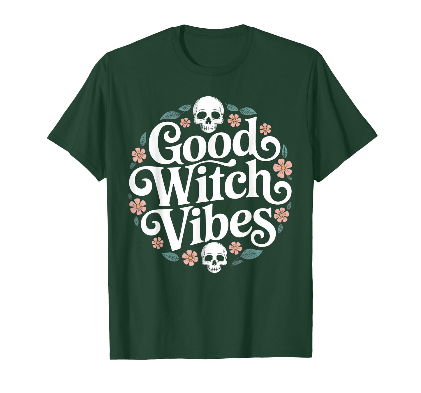 Good Witch Vibes Cute Gothic Aesthetic Halloween Witchy T-Shirt