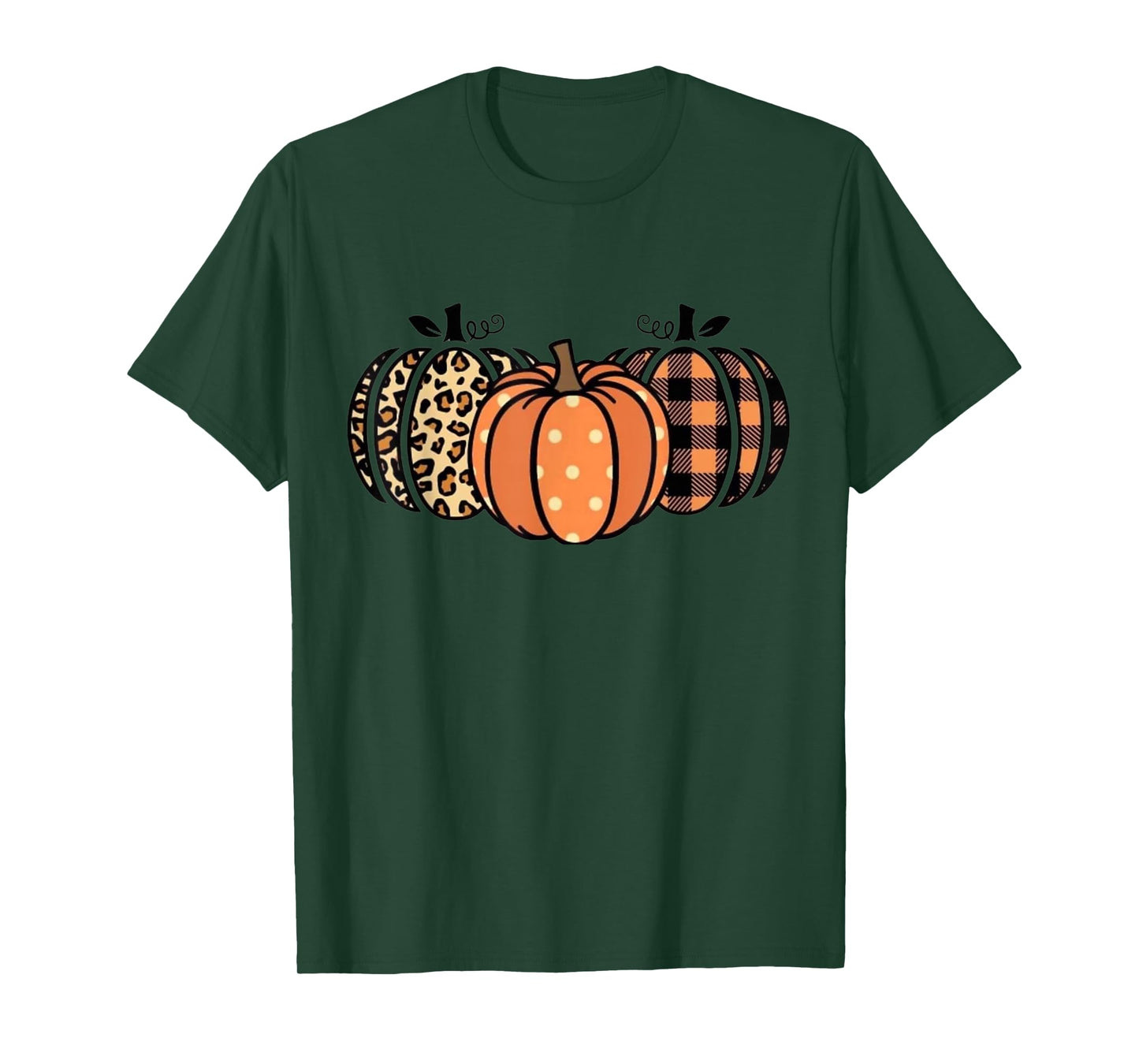 Vintage Retro Designer Pumpkins Fall Halloween T-Shirt