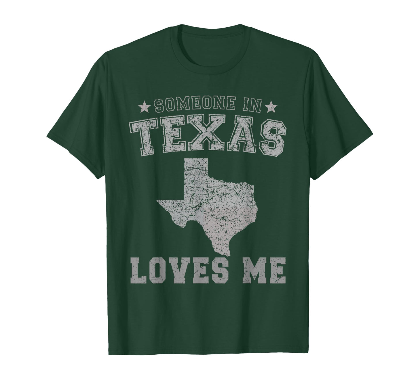 Someone In Texas Loves Me Heart Vintage State T-Shirt