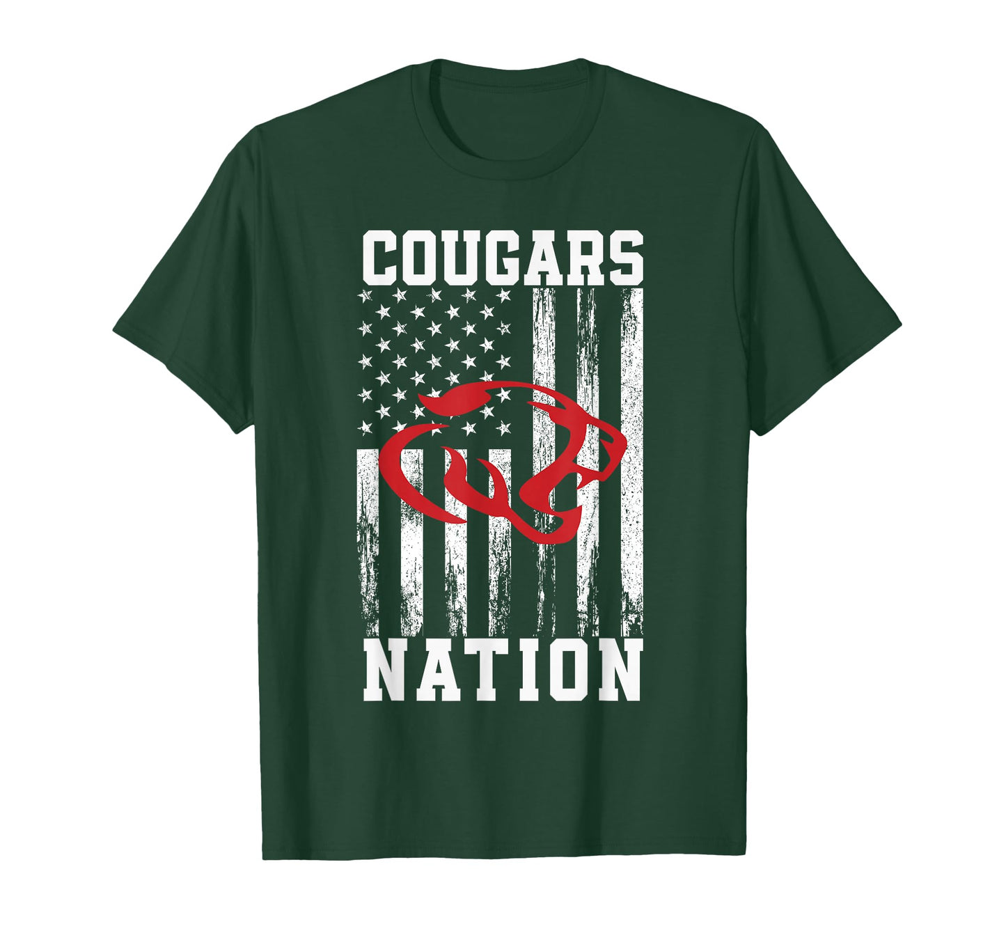 Crosby Cougars Logo Nation HS T-Shirt