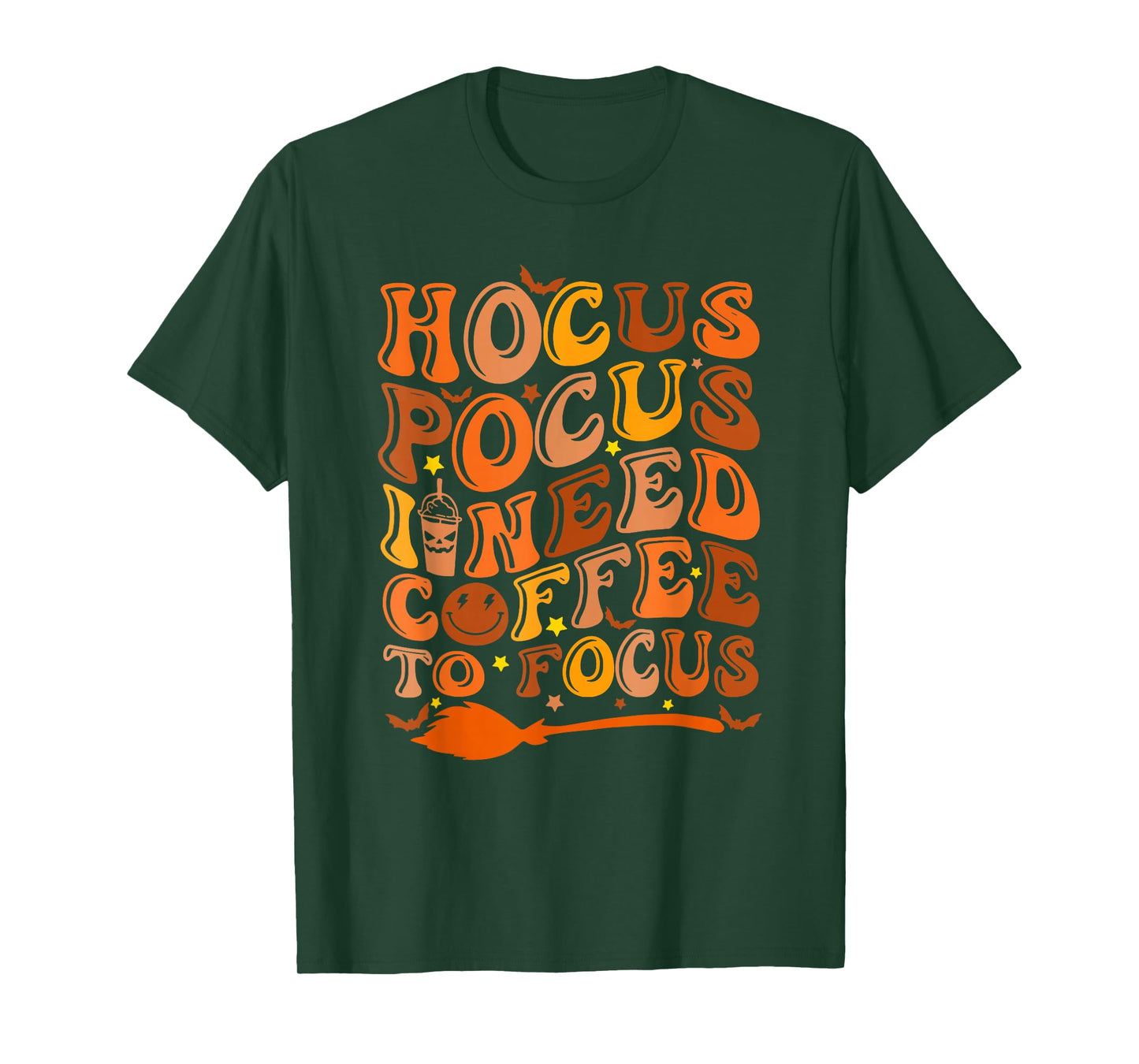 Hocus Pocus I Need Coffee to Focus T-Shirt