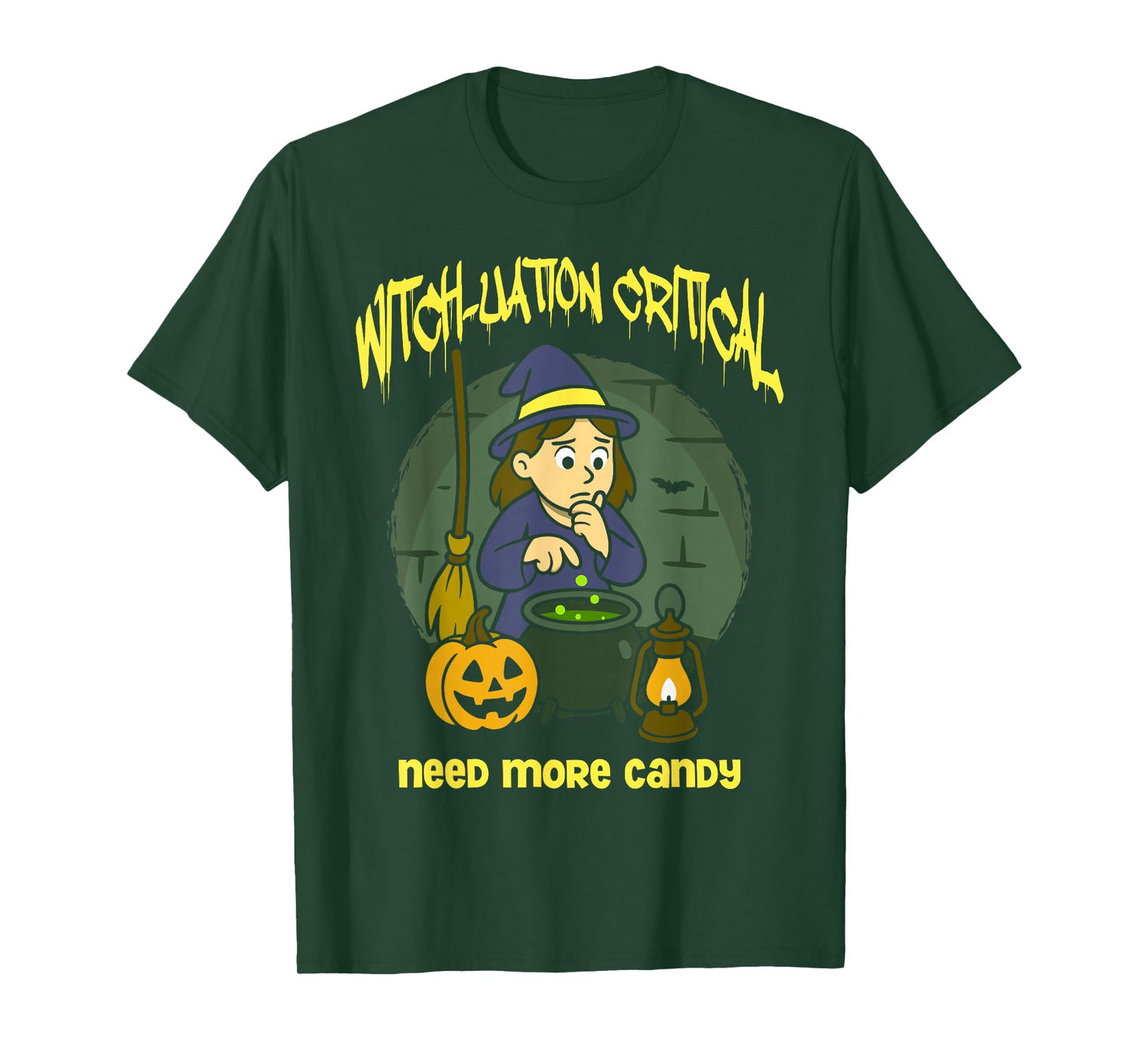 Witch-uation Critical Halloween Spooky Haunted Season T-Shirt