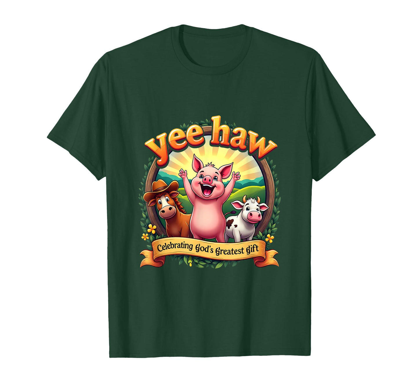 Yee Haw Youth VBS 2025 Celebrating Greatest Camp T-Shirt