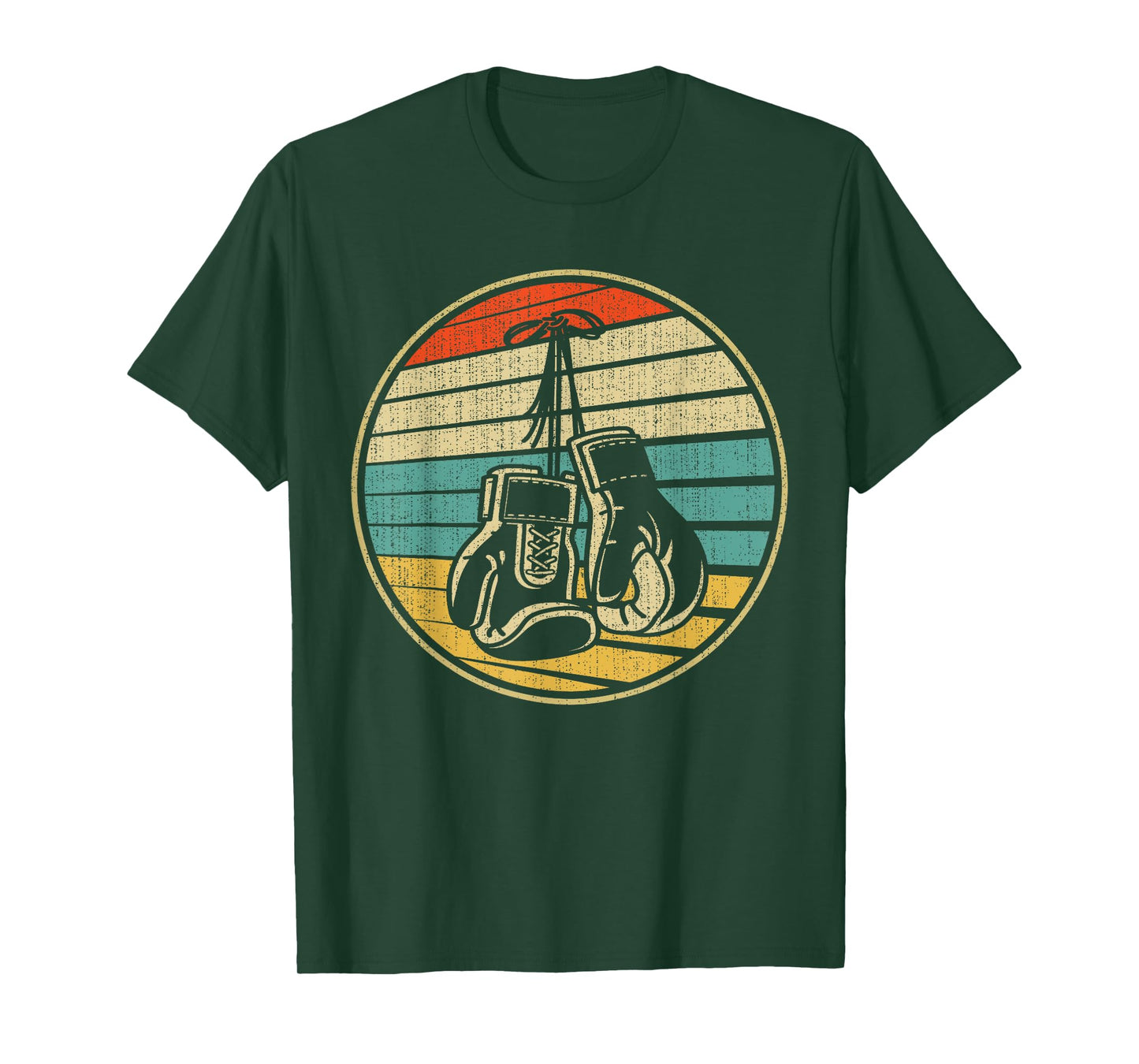 Vintage Retro 60s 70s Style Boxing Gloves Boxer Player Lover T-Shirt