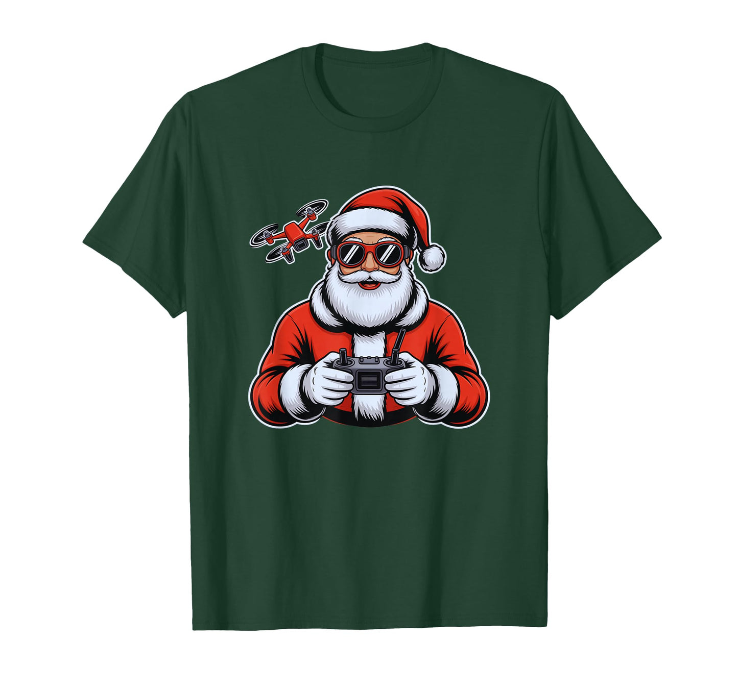 Santa Drone Pilot Quadcopter Christmas Funny FPV T-Shirt