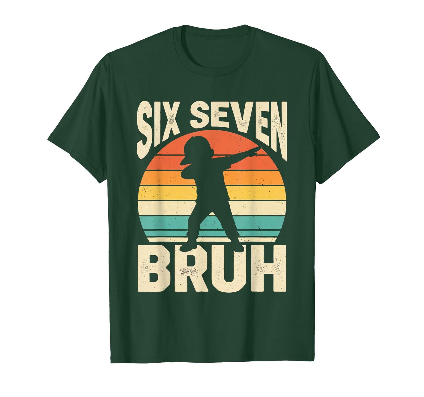 67 Meme 6 7 Numbers Dabbing Six Seven Bruh Funny Boys Kids T-Shirt