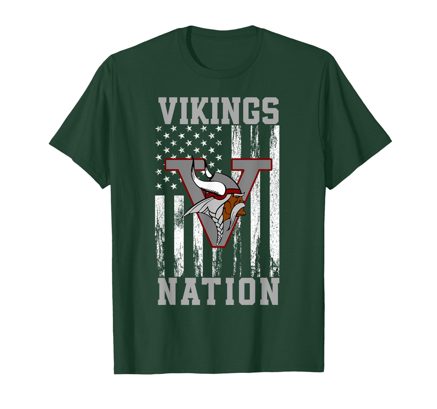 Raines Vikings Logo Nation HS T-Shirt
