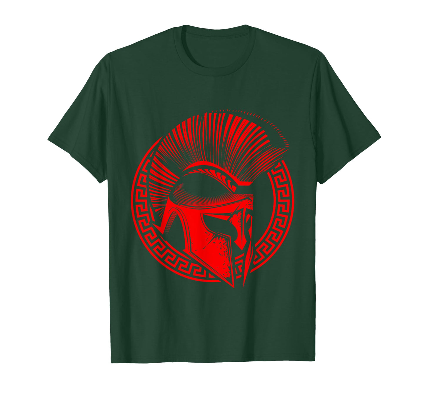 Spartan Helmet Gym Gladiator Symbol Workout Warrior Sparta T-Shirt