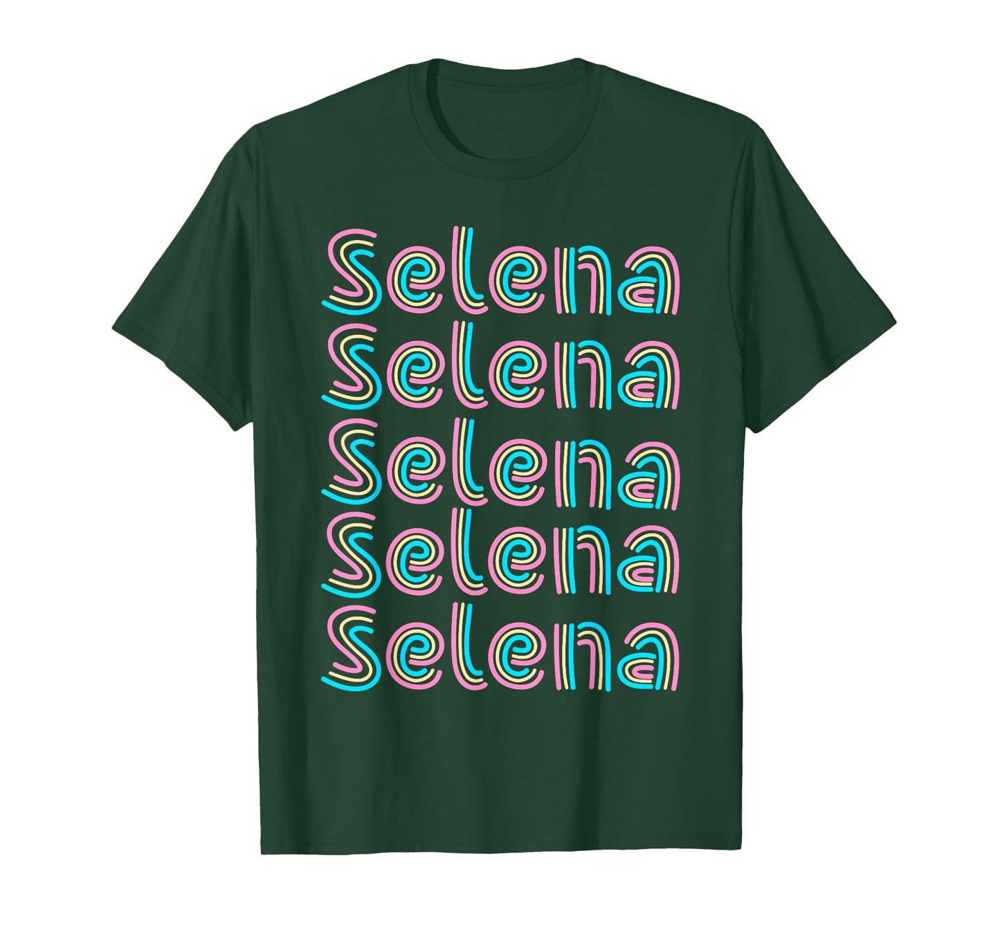 Girl Retro Selena First Name Personalized Candy Vintage kids T-Shirt