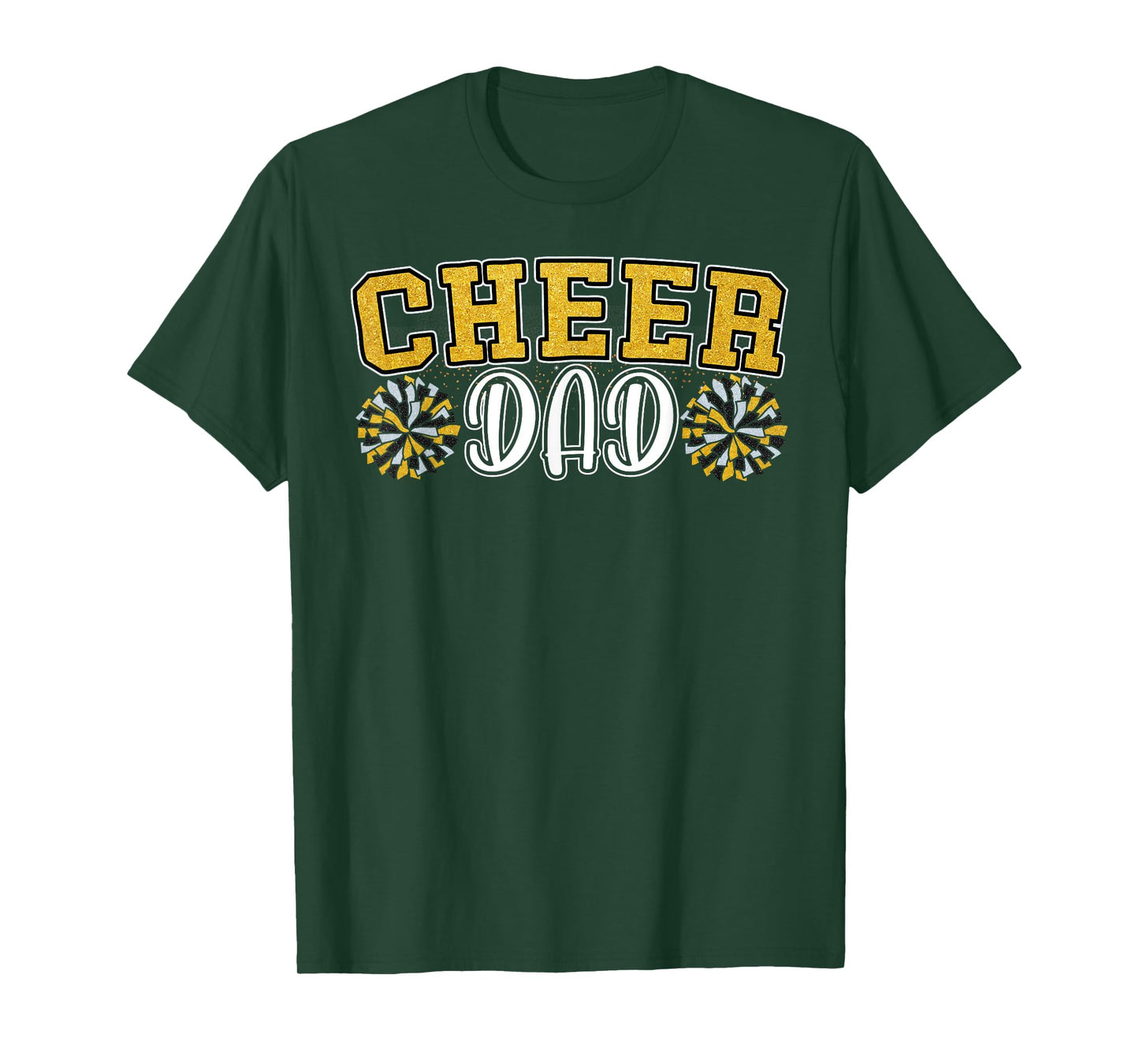 Proud Cheer Daddy My Favorite Cheerleader Calls Me Dad Men T-Shirt