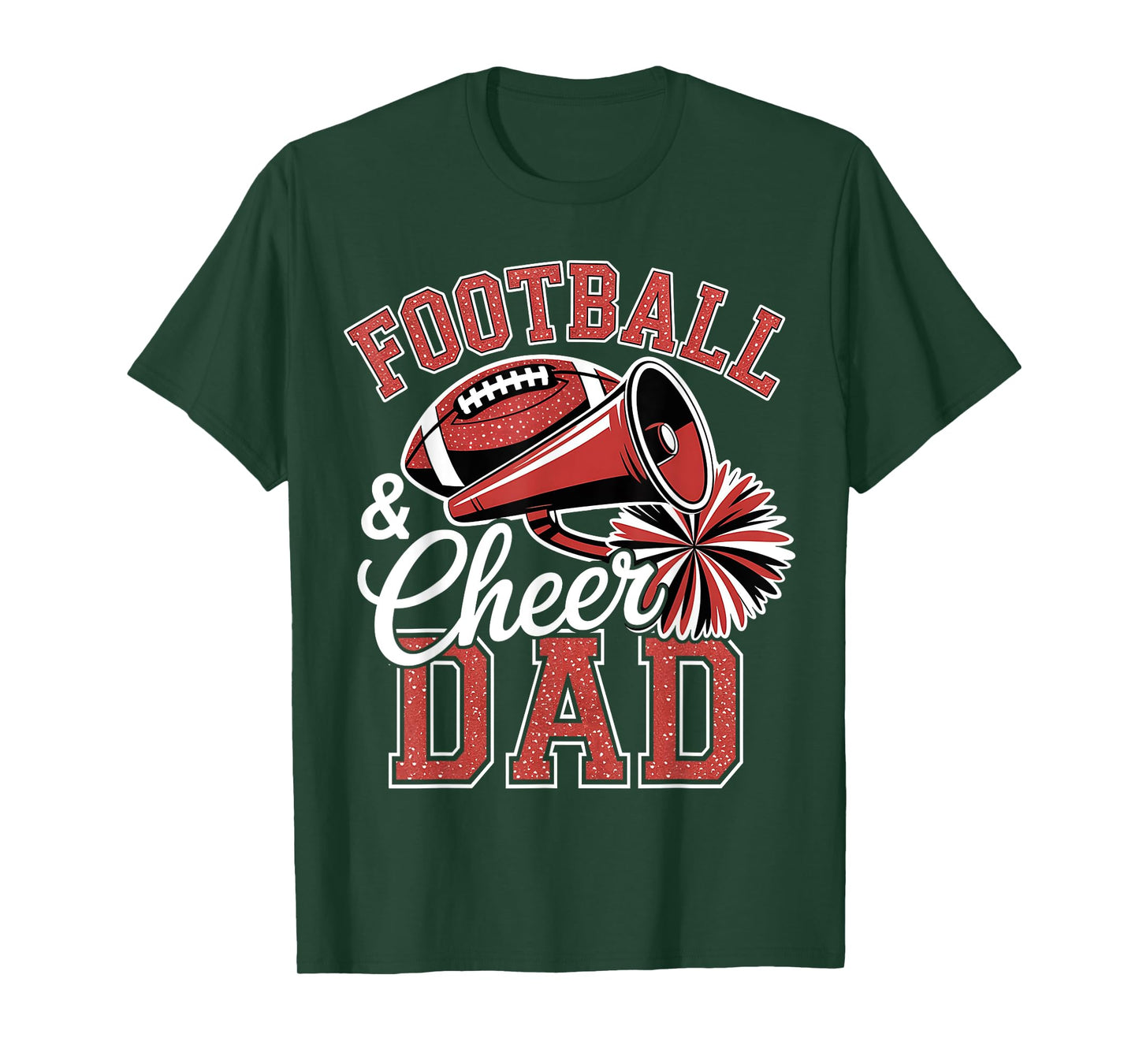 Football Cheer Dad for Women Men Vintage Cheerleader T-Shirt
