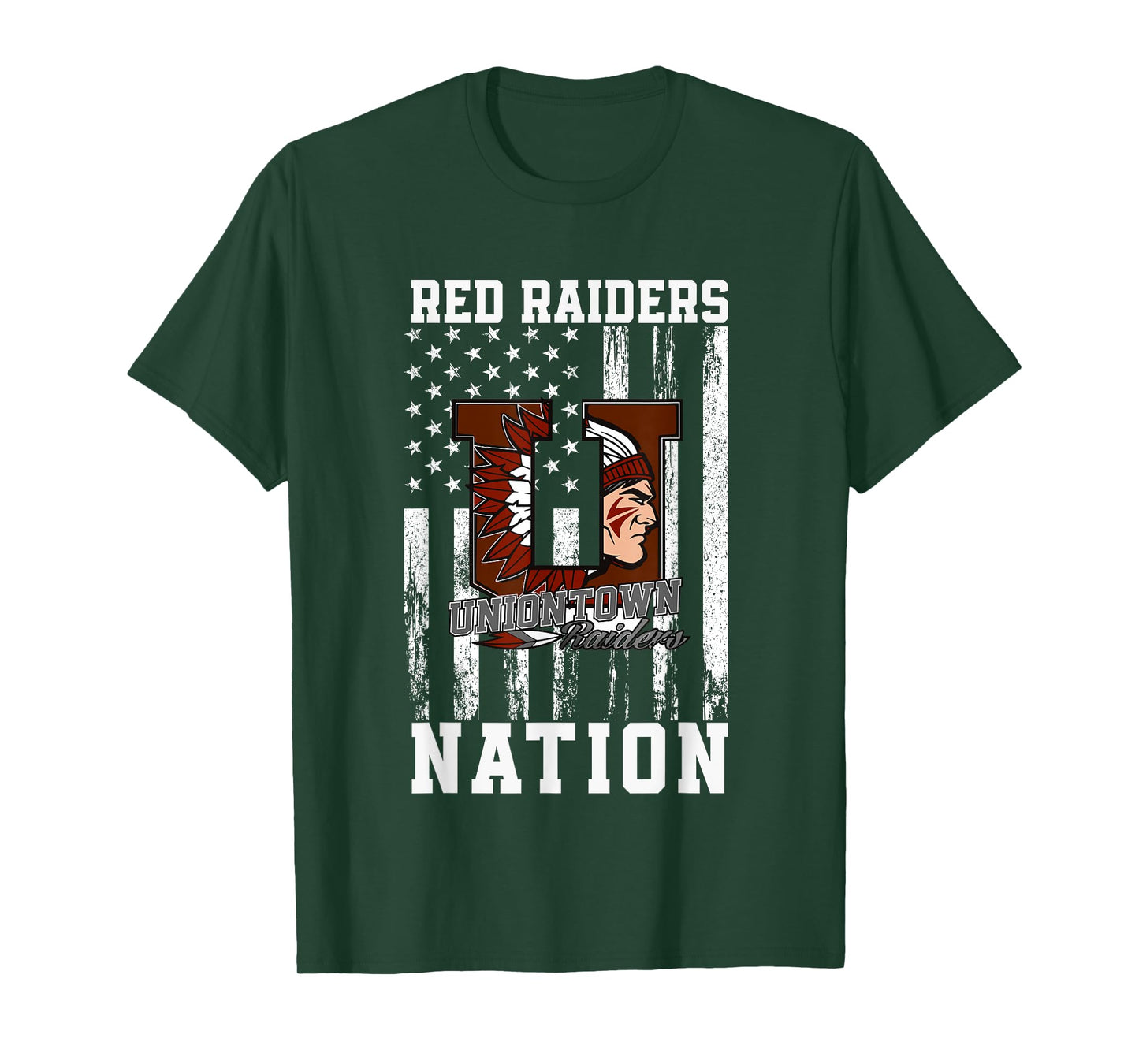 Uniontown Area Red Raiders Logo Nation HS T-Shirt