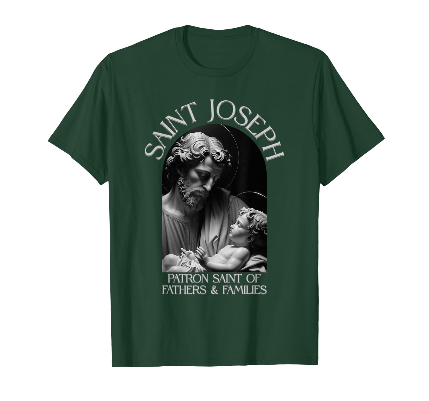 St Joseph fathers day patron Saint Catholic T-Shirt