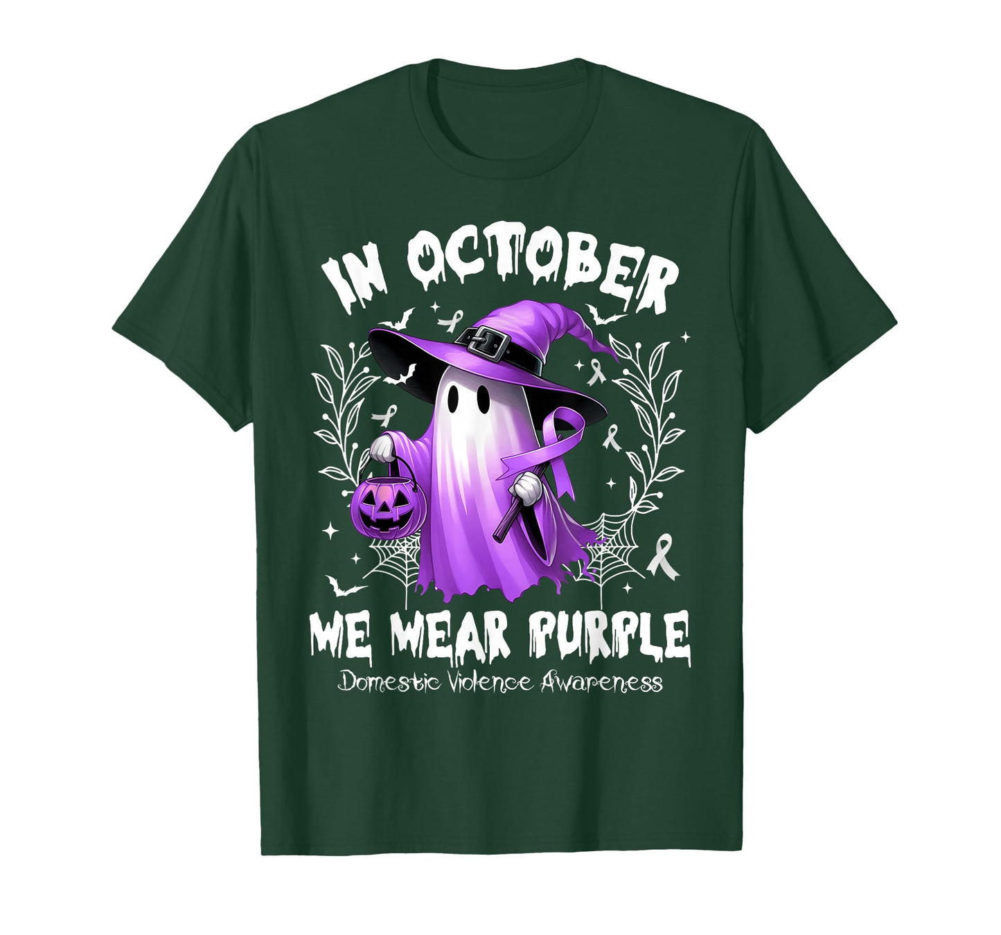 in October We Wear Purple for Domestic Violence Awareness T-Shirt